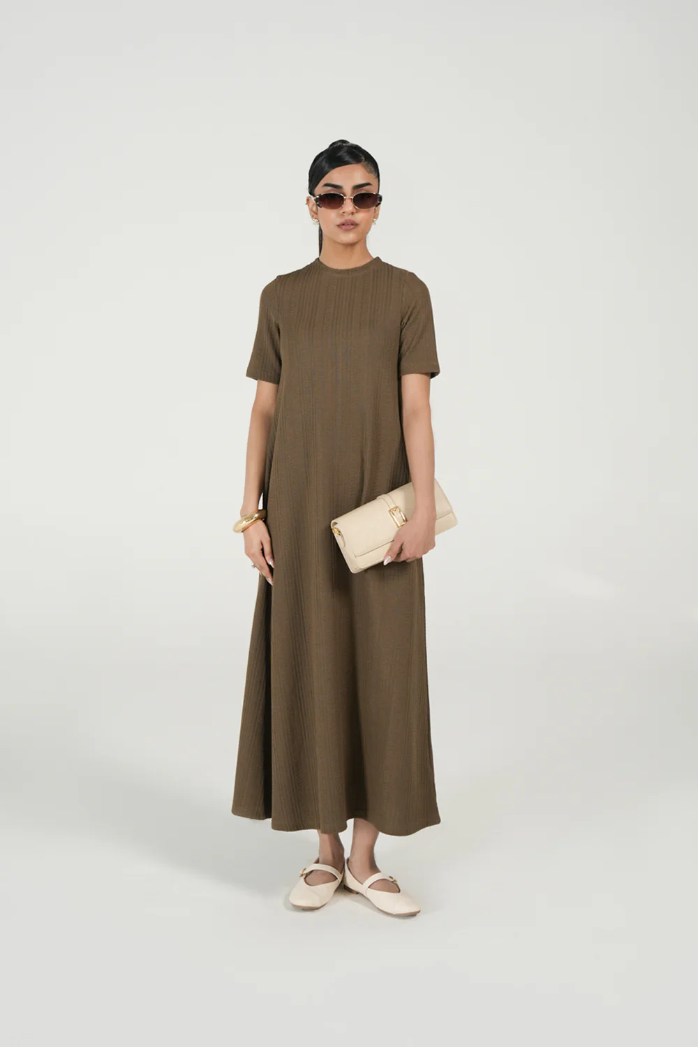 LONG KNIT DRESS - Image 6