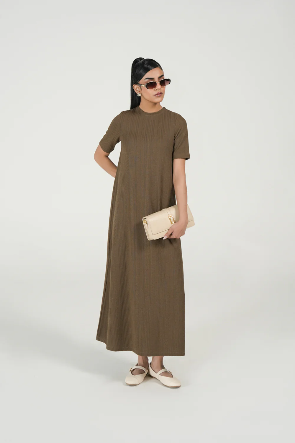 LONG KNIT DRESS - Image 7