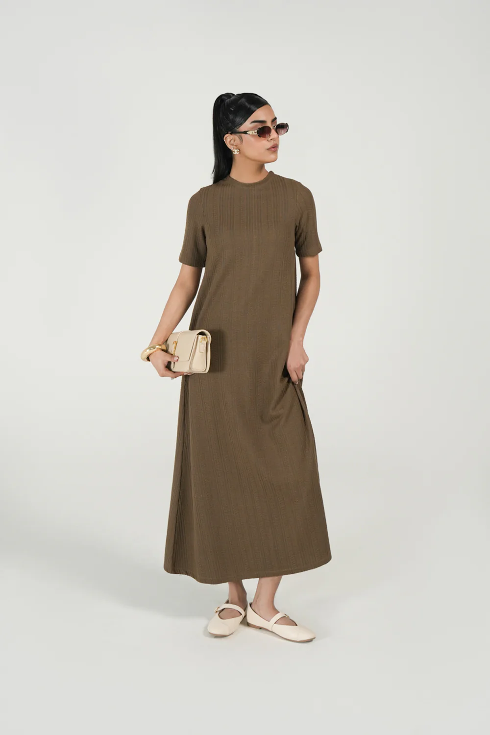 LONG KNIT DRESS - Image 8