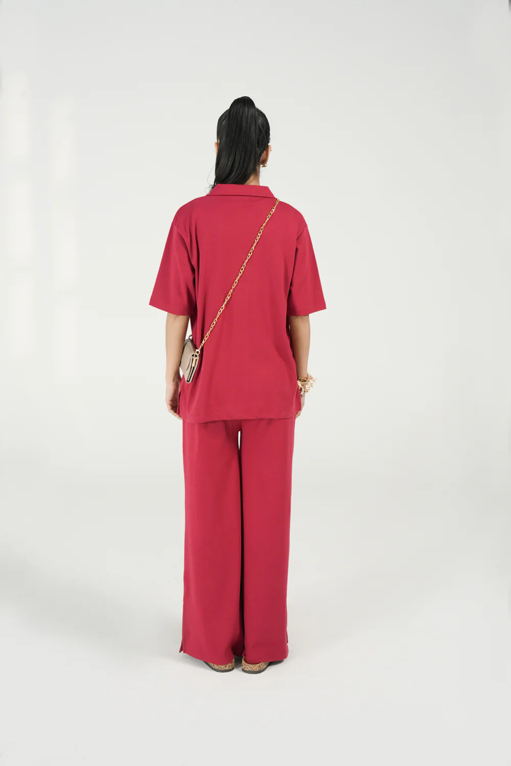 OVERSIZED BUTTON DOWN TEE - Image 3