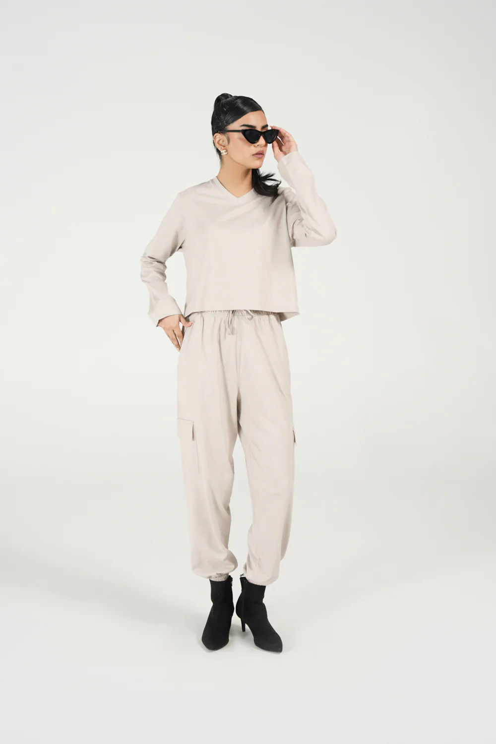 CROPPED FULL SLEEVE T-SHIRT - Image 3