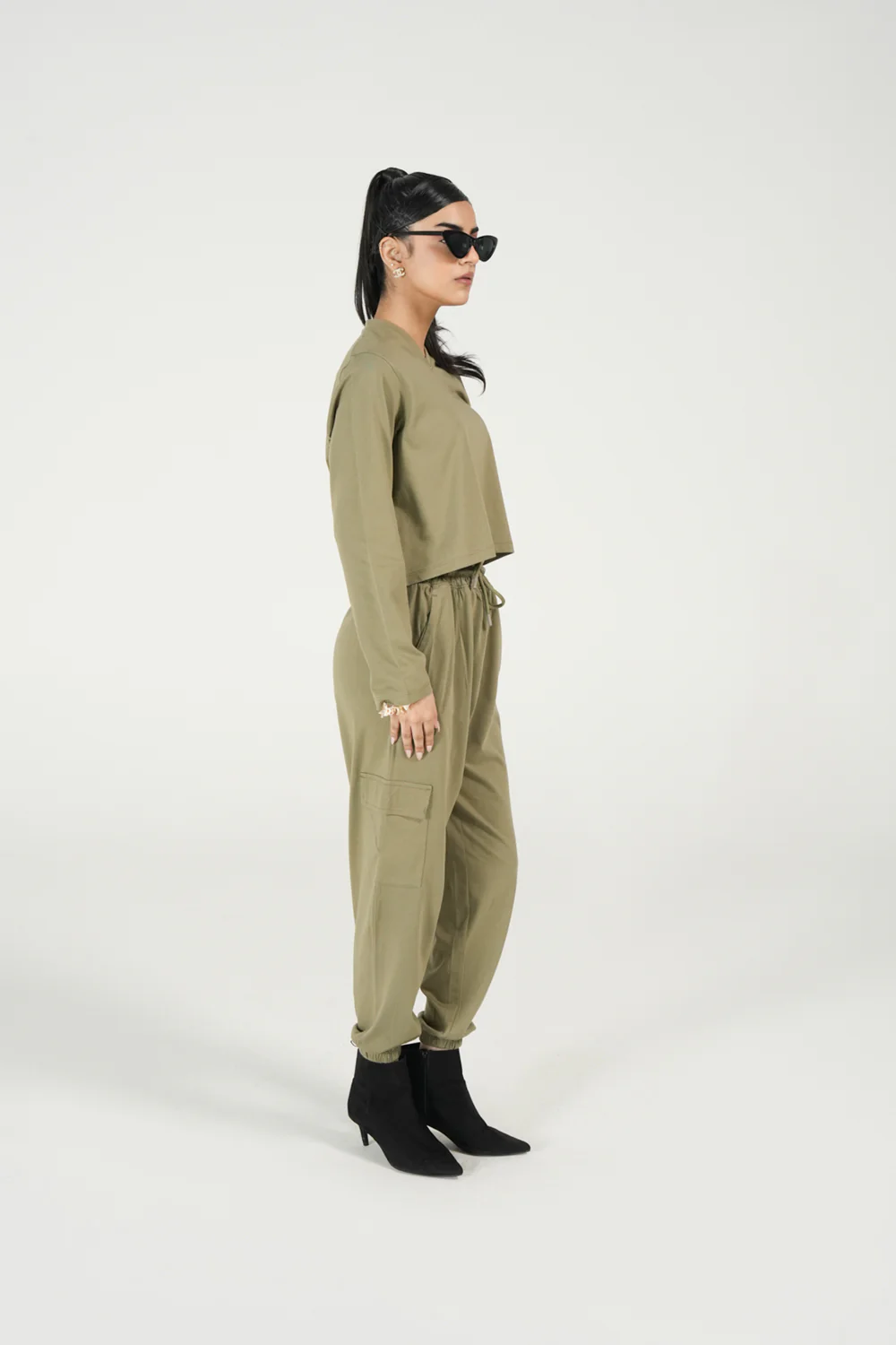 CROPPED FULL SLEEVE T-SHIRT - Image 2