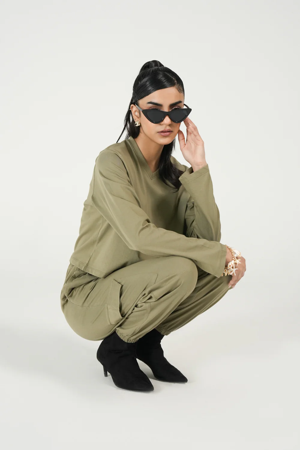 CROPPED FULL SLEEVE T-SHIRT - Image 4