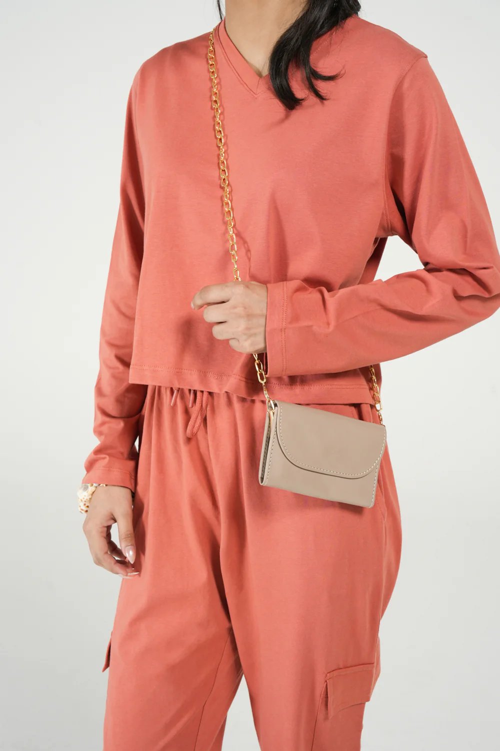 CROPPED FULL SLEEVE T-SHIRT - Image 4