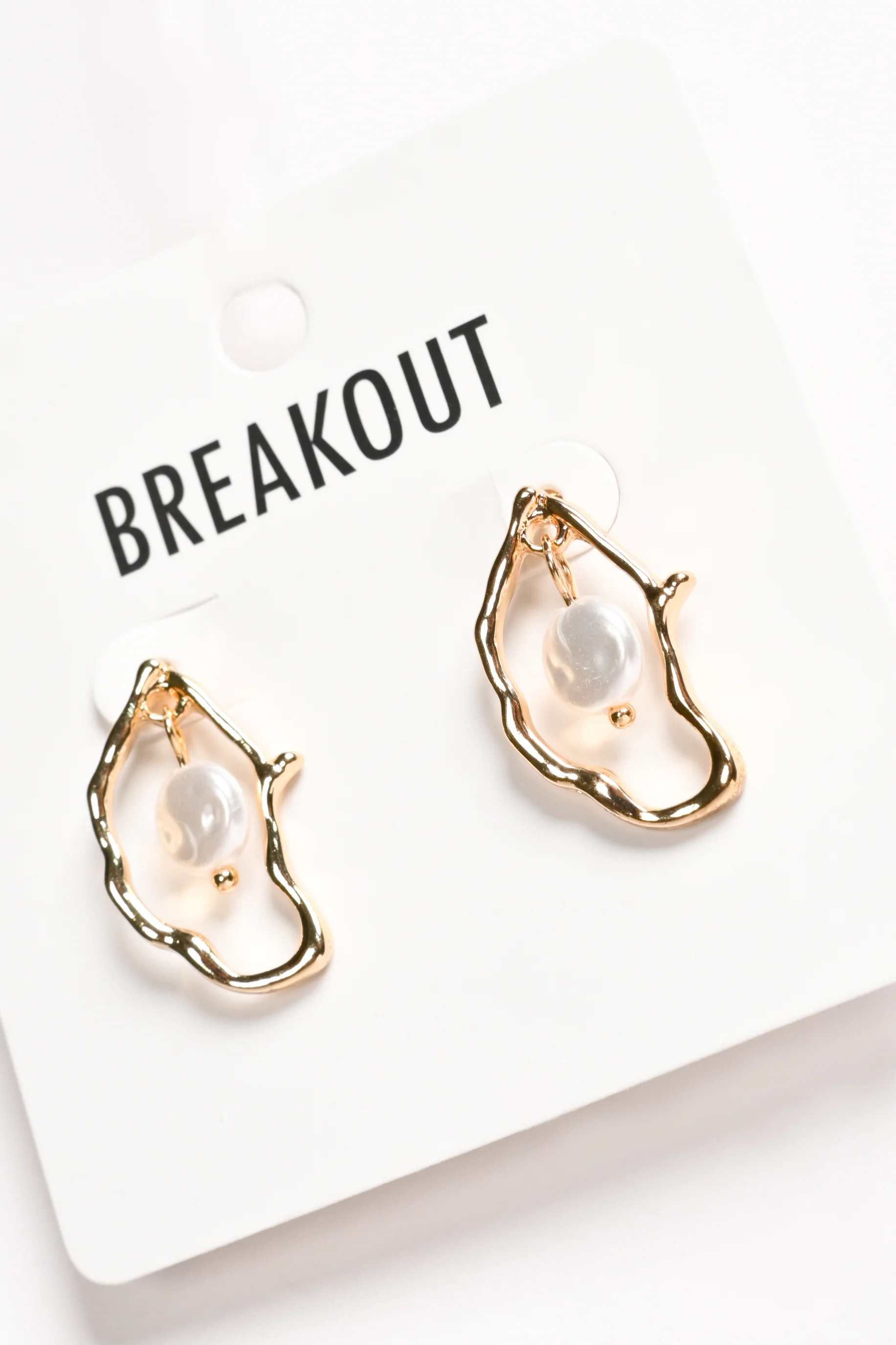 IRREGULAR DROP EARRINGS - Image 2