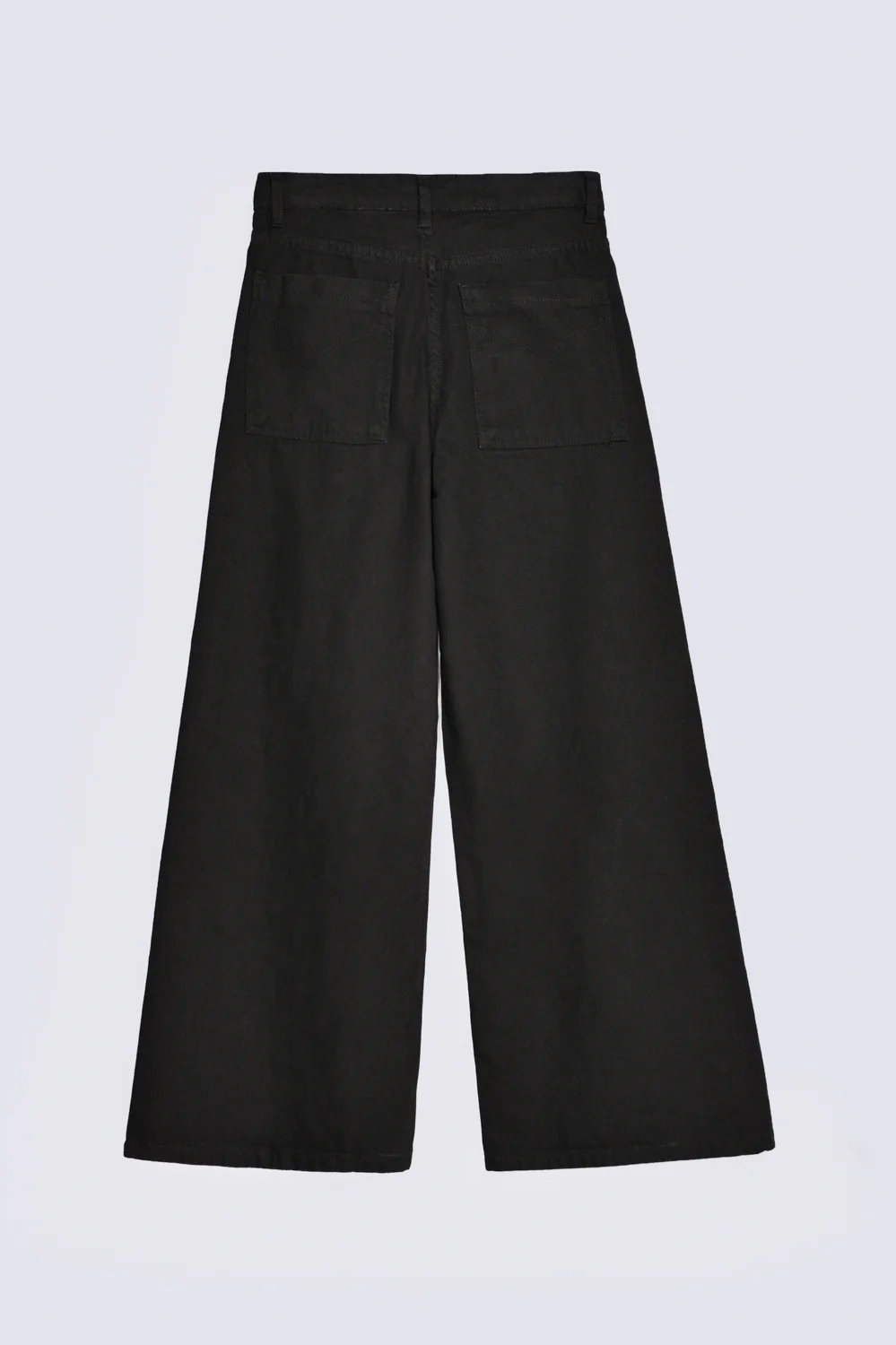 MEGA WIDE DENIM WITH PLEAT DETAIL - Image 2