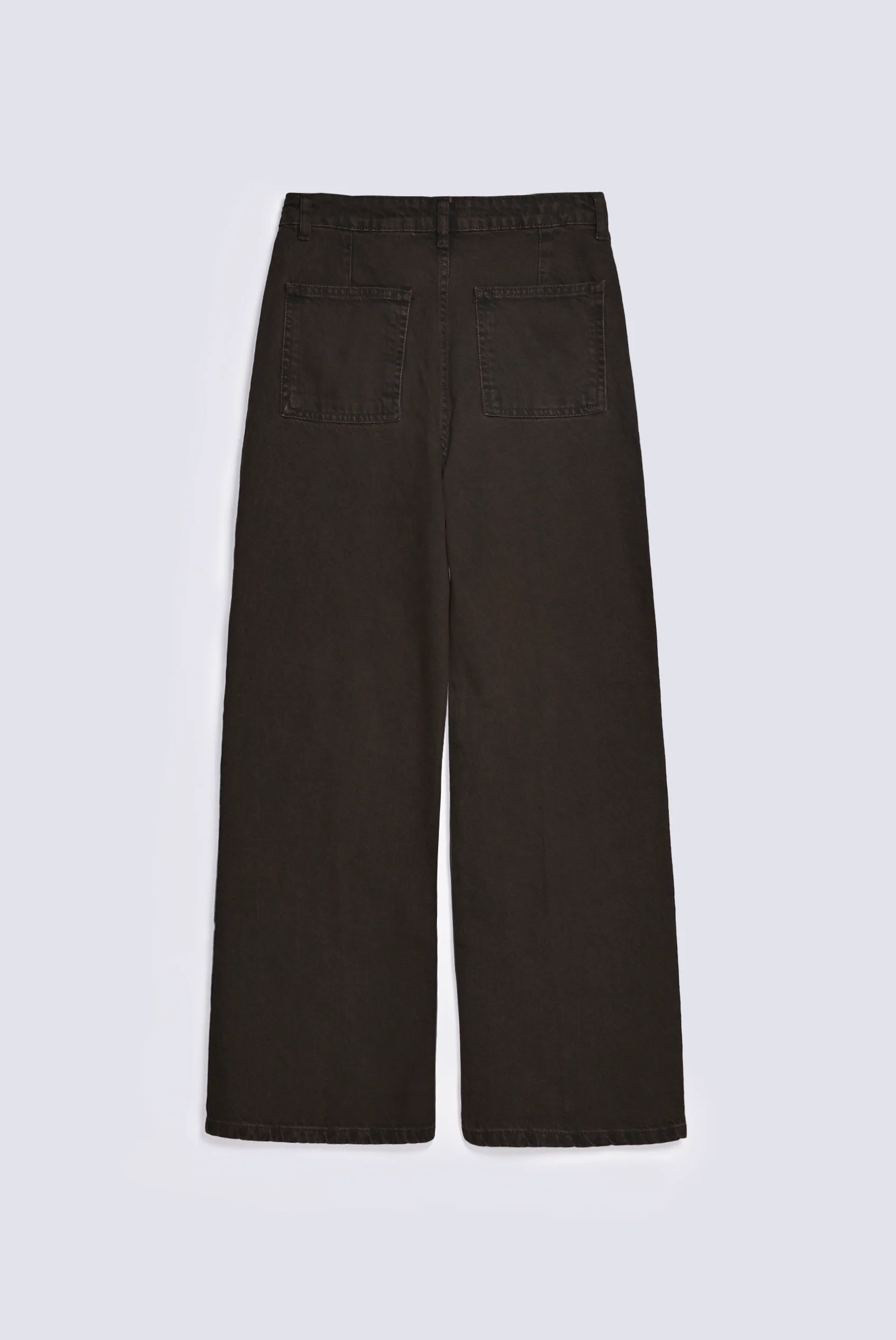 WIDE LEG DENIM WITH FRONT PLEAT - Image 2