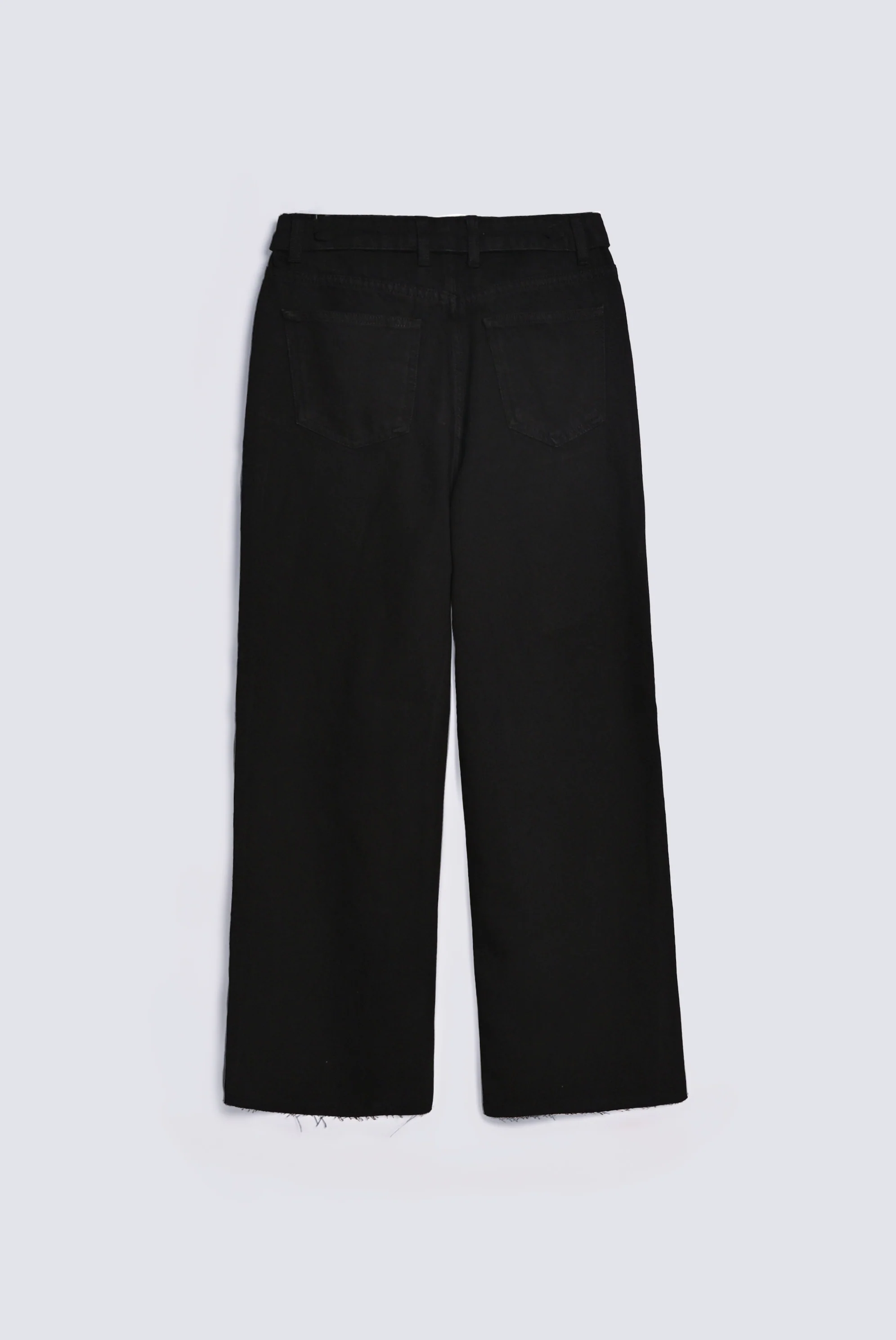 STRAIGHT FIT DENIM WITH BELT DETAIL - Image 2