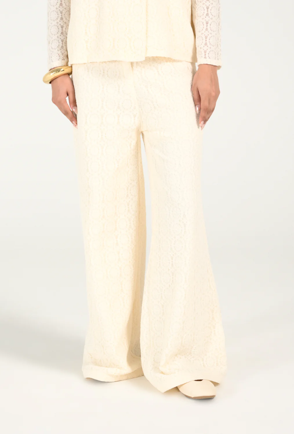 TAILORED LACE PANTS