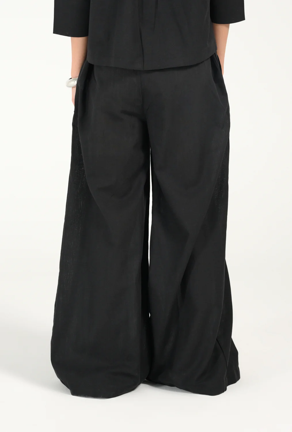 PLEATED WIDE LEG PANTS - Image 3