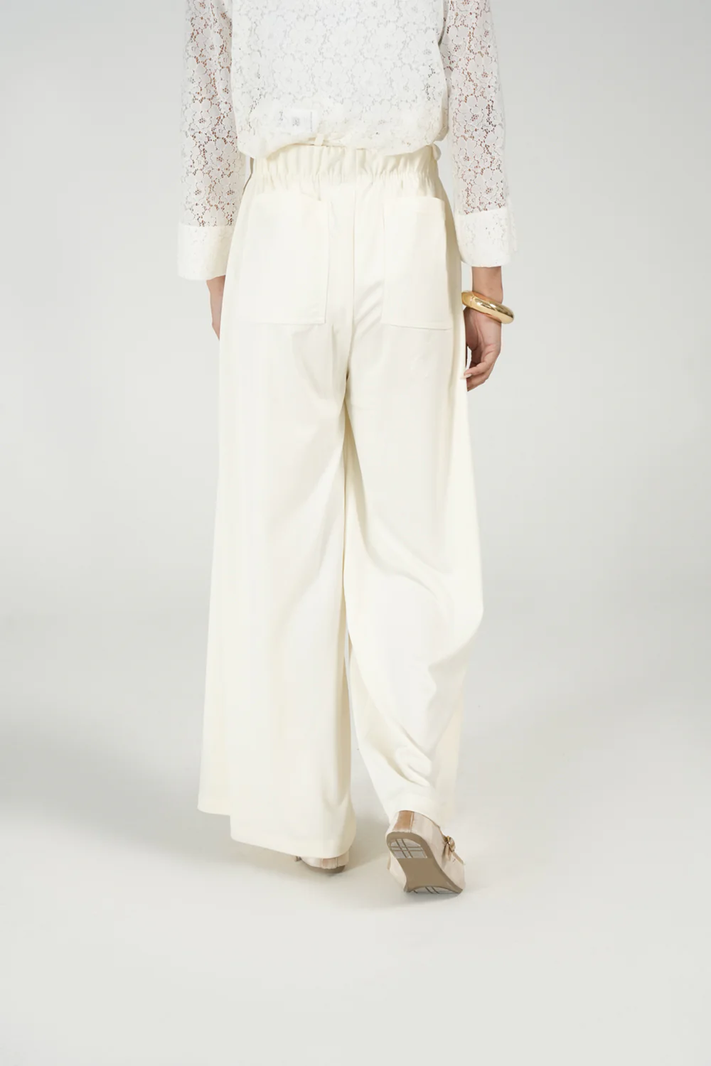 MEGA WIDE ELASTICATED TROUSERS - Image 3