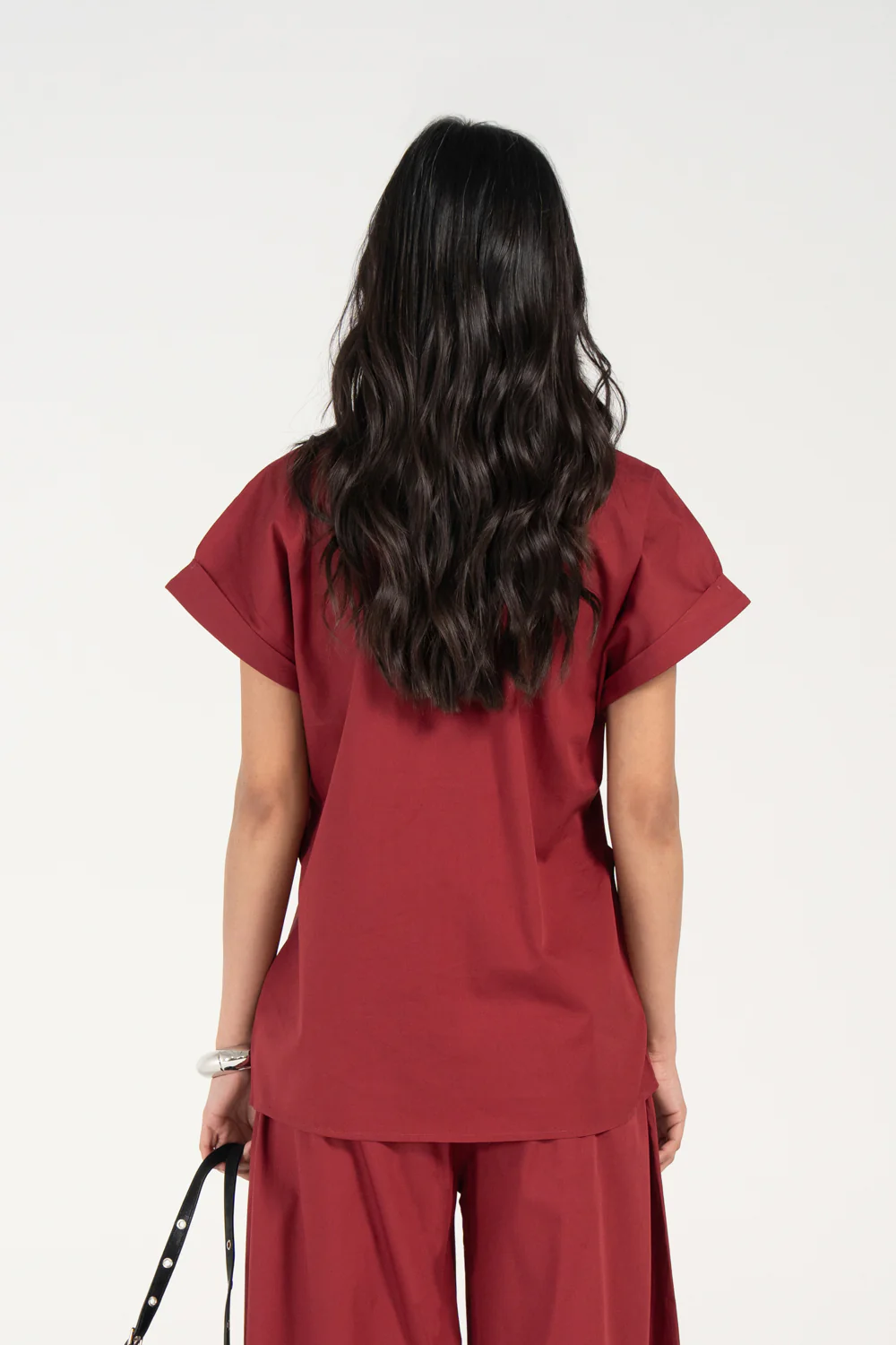 FRONT TIE BUTTON DOWN TOP - Image 4