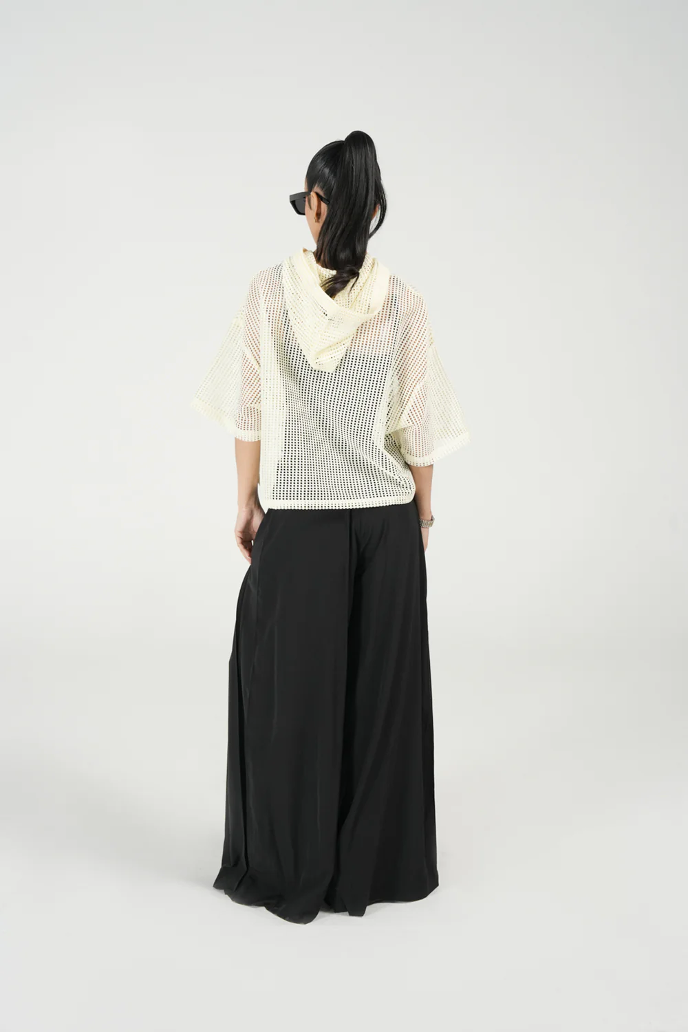 HOODED MESH TOP - Image 4