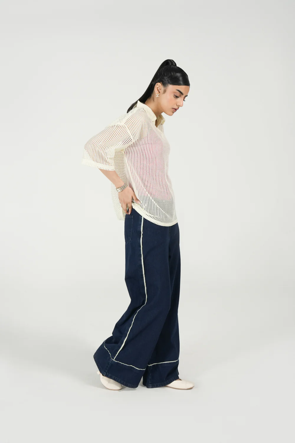 MESH OVERSIZED TOP - Image 2