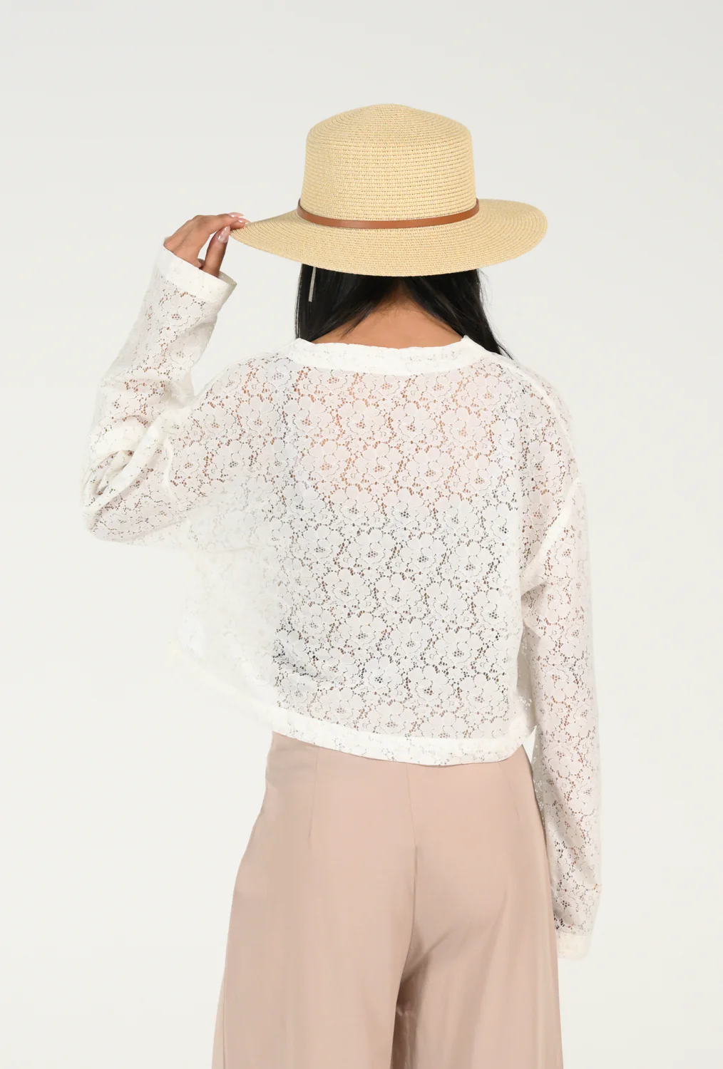 LACE CROPPED TOP - Image 4