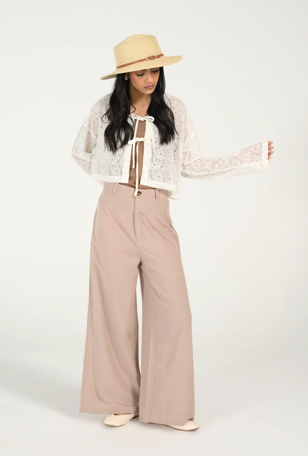 LACE CROPPED TOP - Image 5
