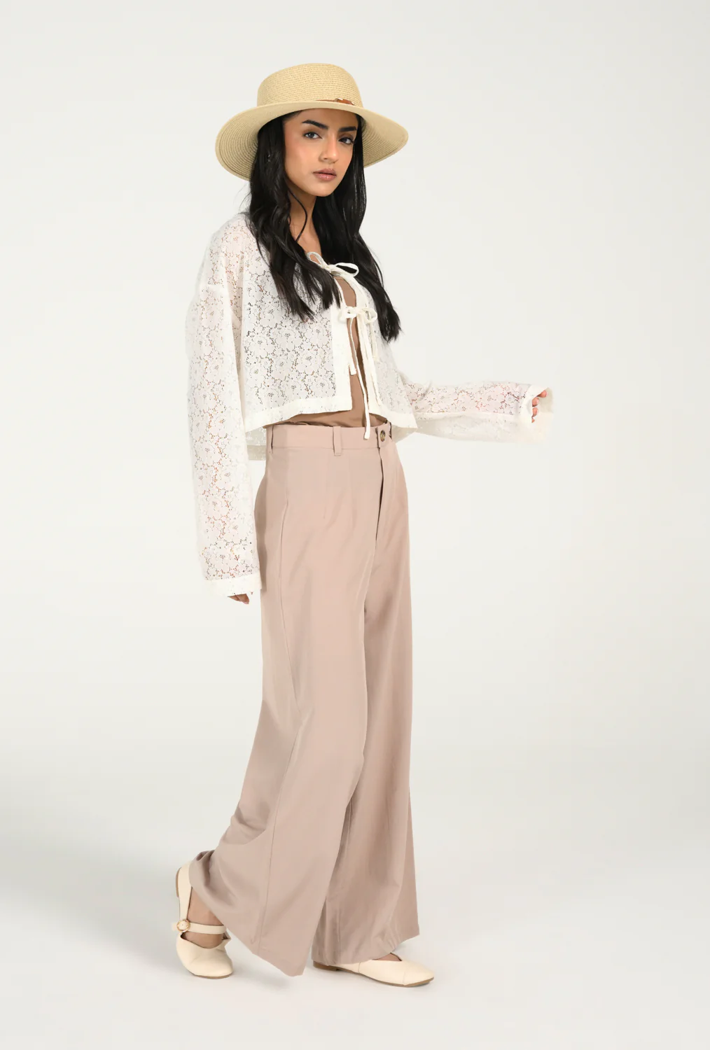 LACE CROPPED TOP - Image 6