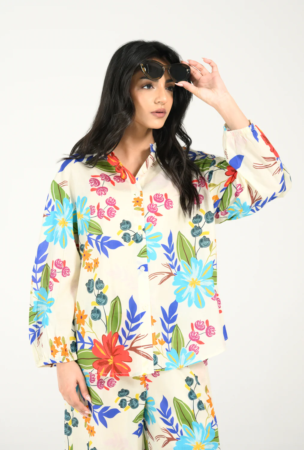 PRINTED FLORAL TOP - Image 3
