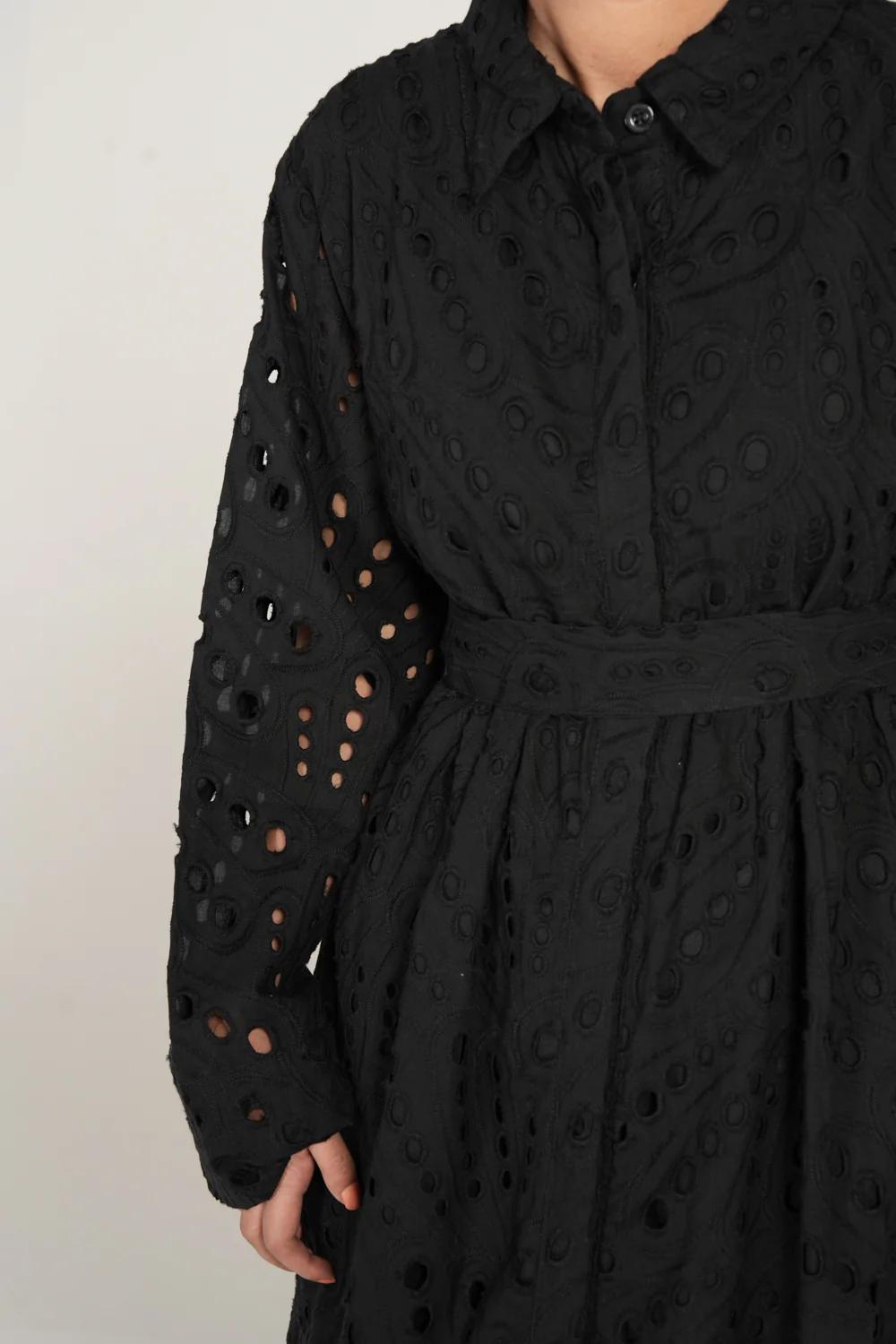 ALL OVER EMBROIDERED DRESS - Image 4