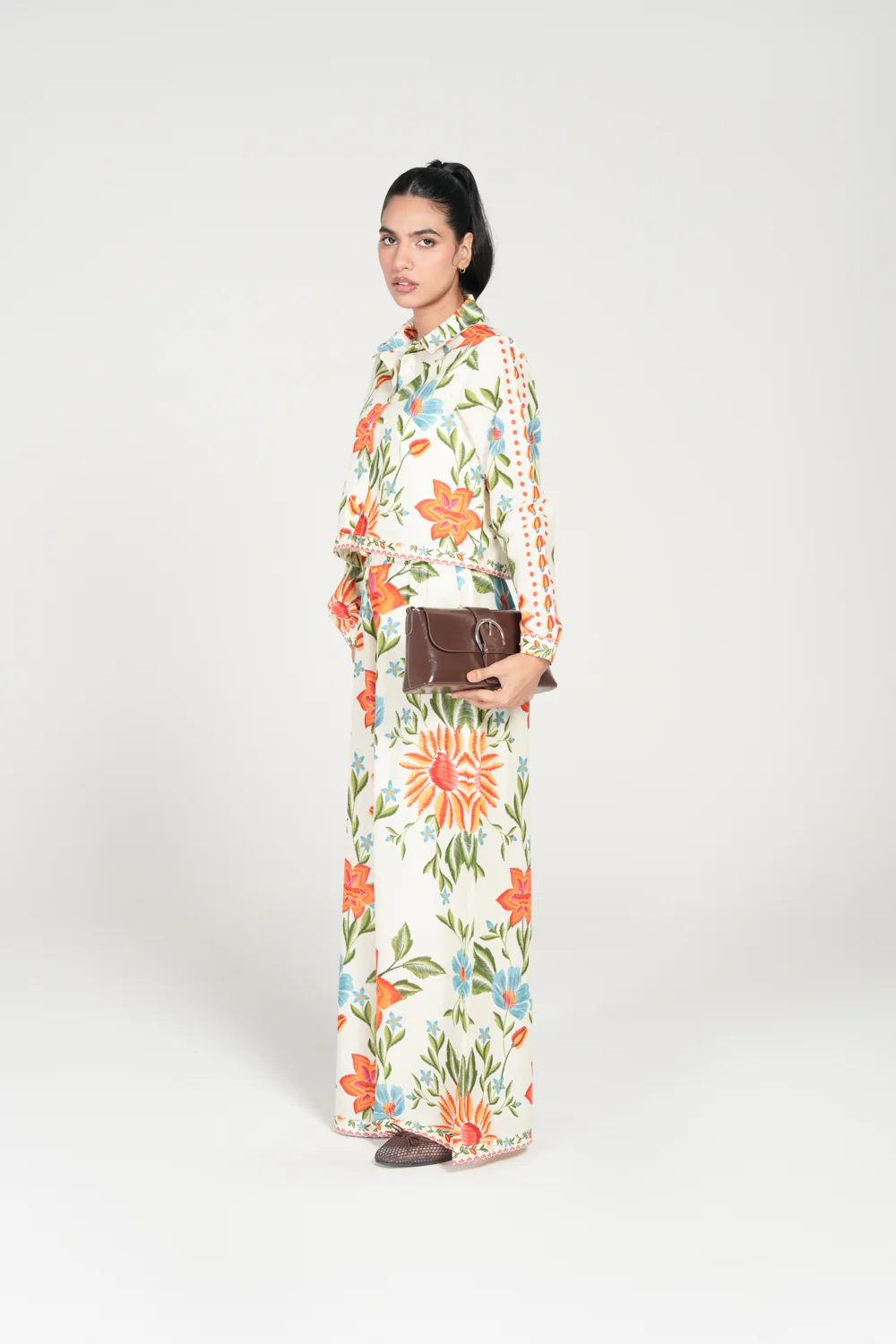 PRINTED BUTTON DOWN TOP - Image 2
