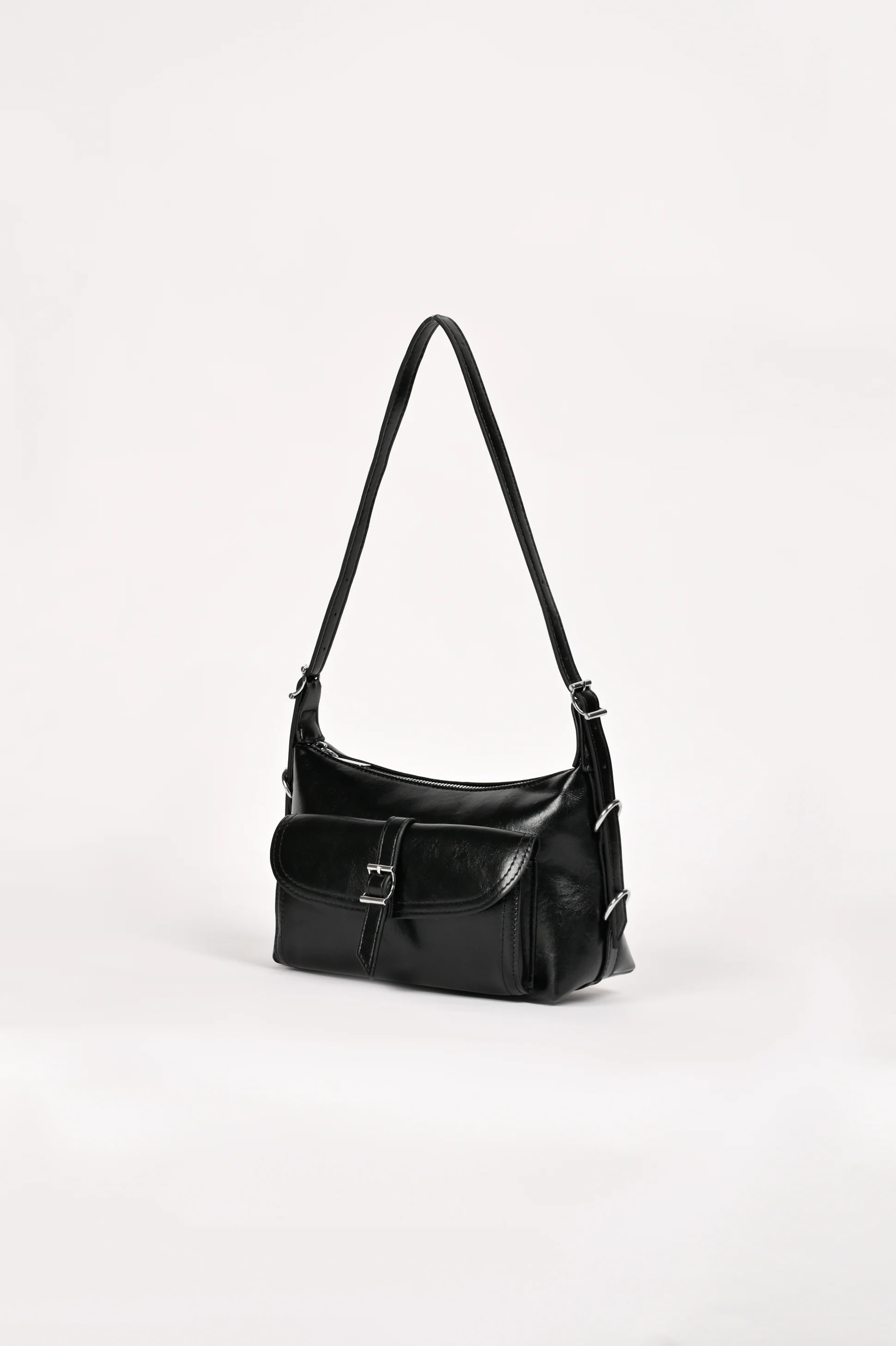 FRONT-BUCKLE SATCHEL BAG - Image 3