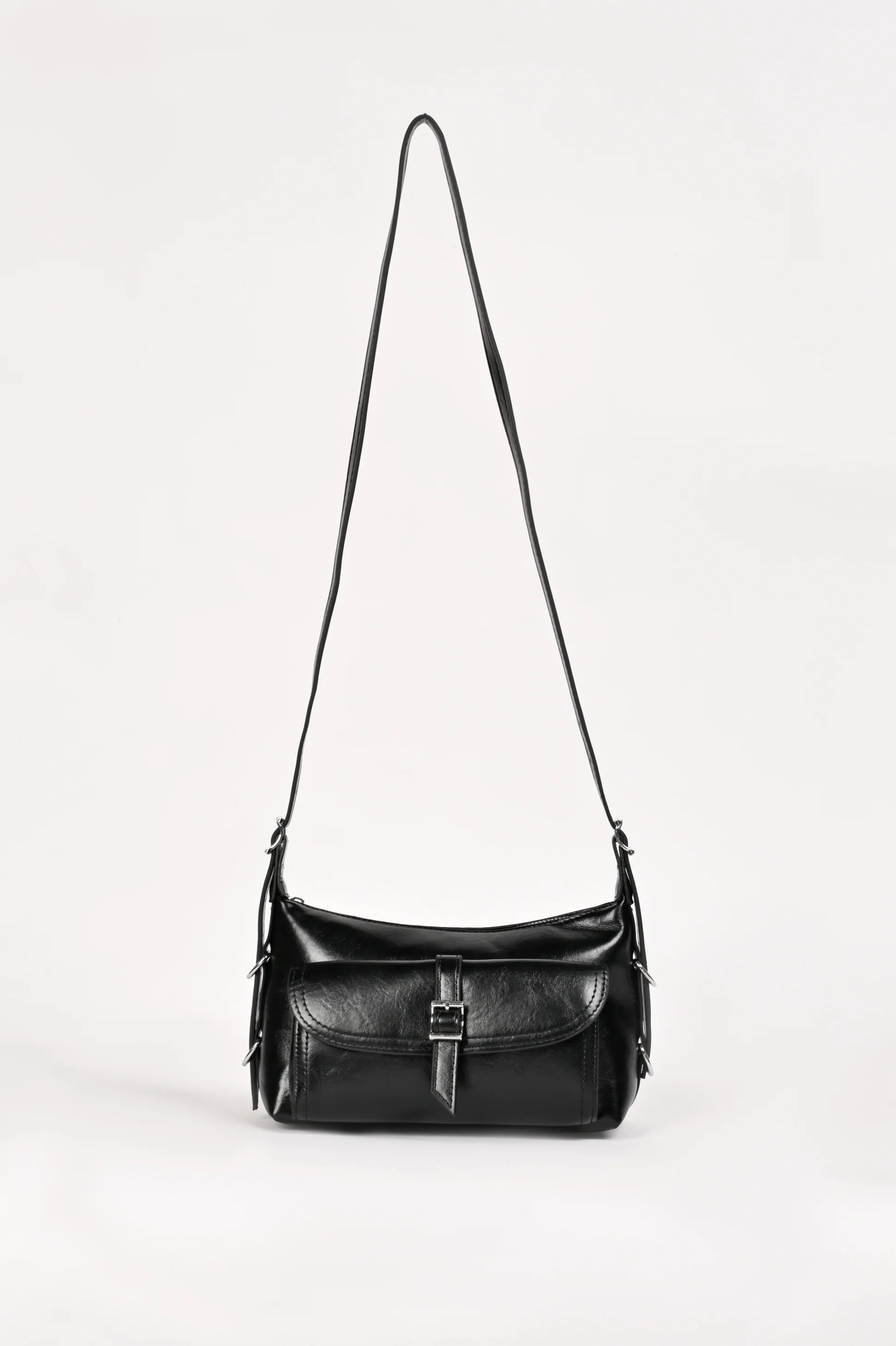 FRONT-BUCKLE SATCHEL BAG - Image 5