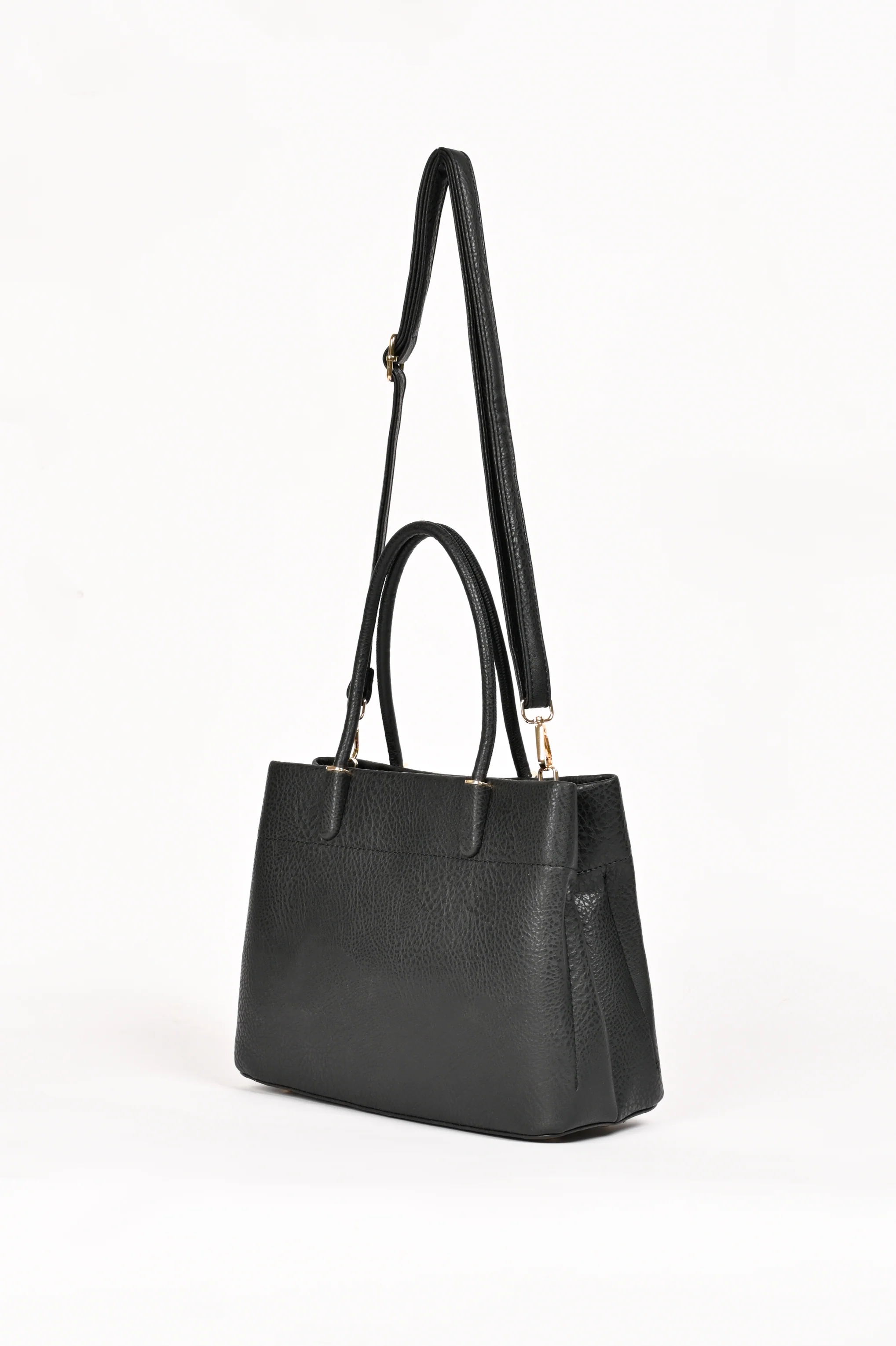 TEXTURED TOP HANDLE BAG - Image 2