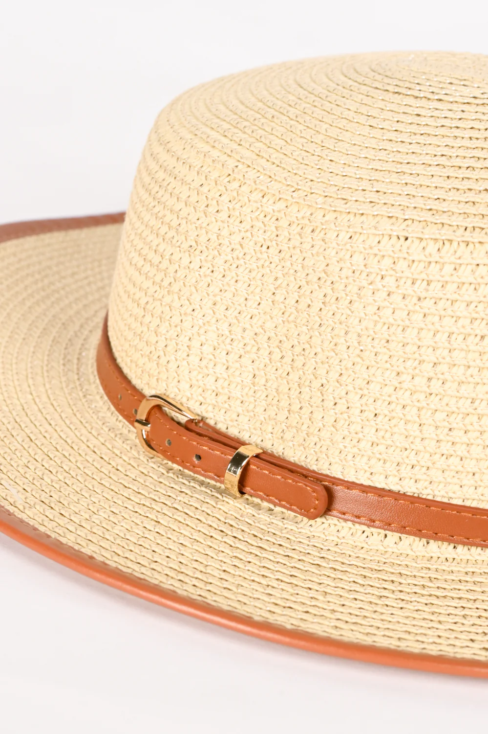 SUN HAT WITH BUCKLE DETAIL - Image 2
