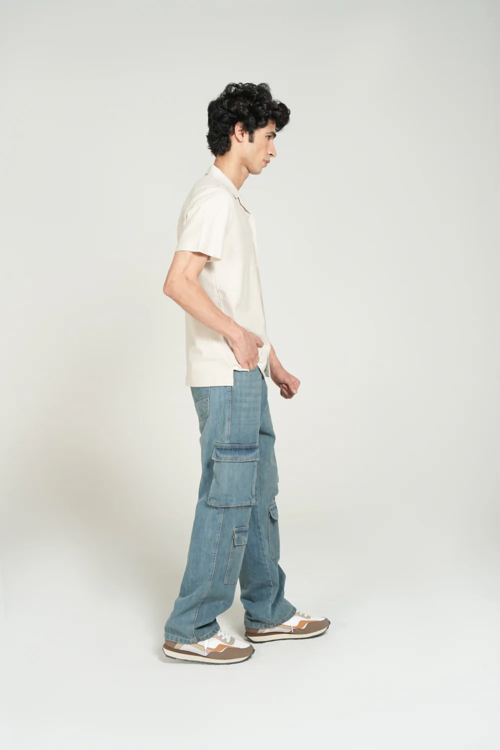 RESORT COLLAR BUTTON DOWN TEXTURED POLO - Image 2