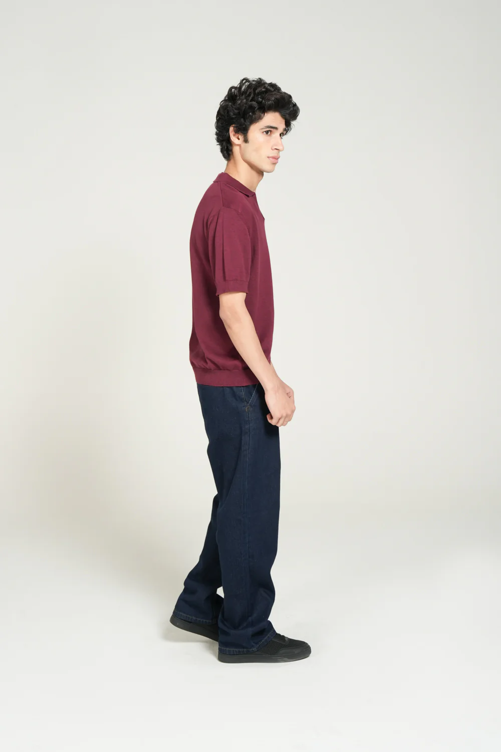 JOHNNY COLLAR KNITTED POLO - Image 2