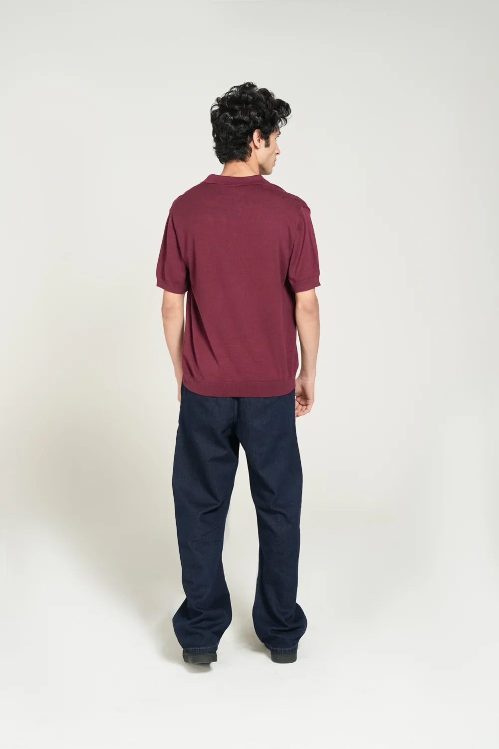 JOHNNY COLLAR KNITTED POLO - Image 3