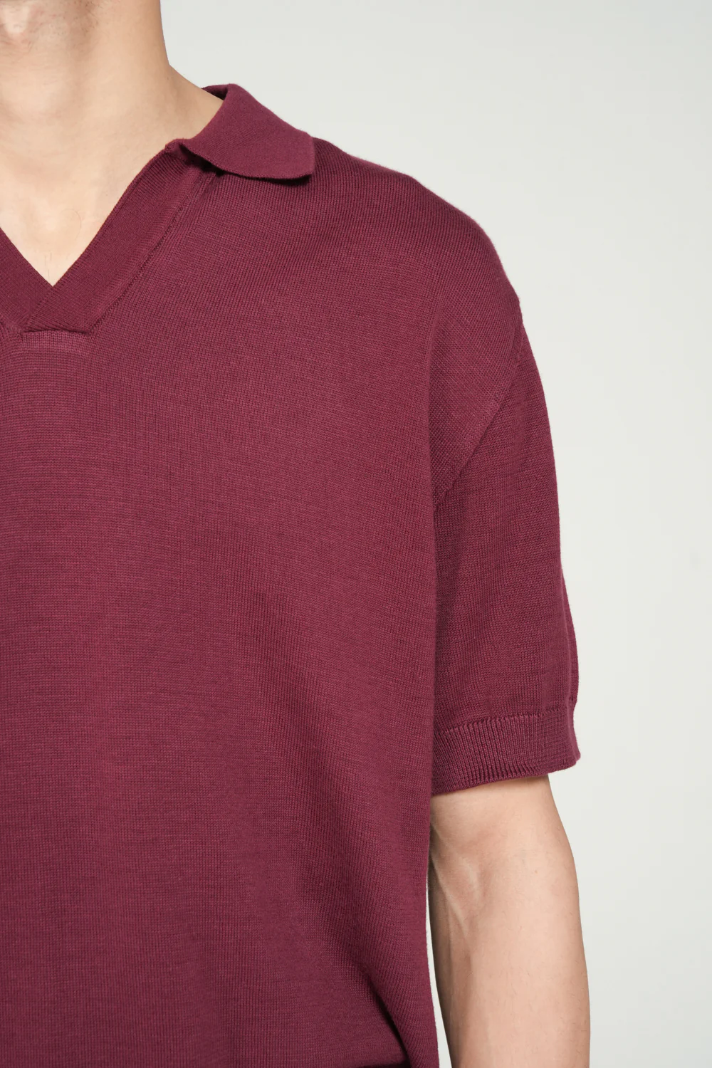 JOHNNY COLLAR KNITTED POLO - Image 4