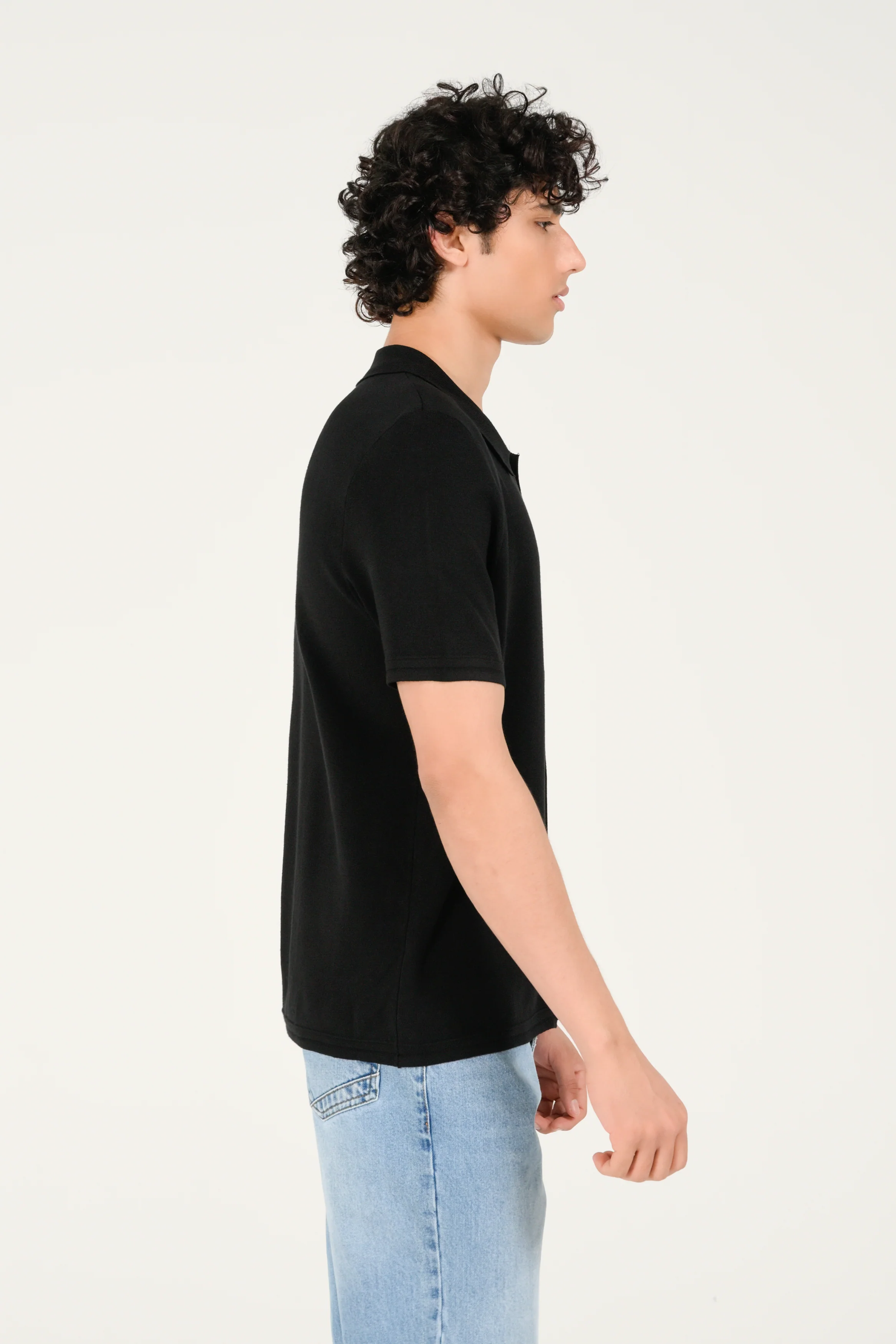 BUTTON DOWN KNITTED POLO - Image 2