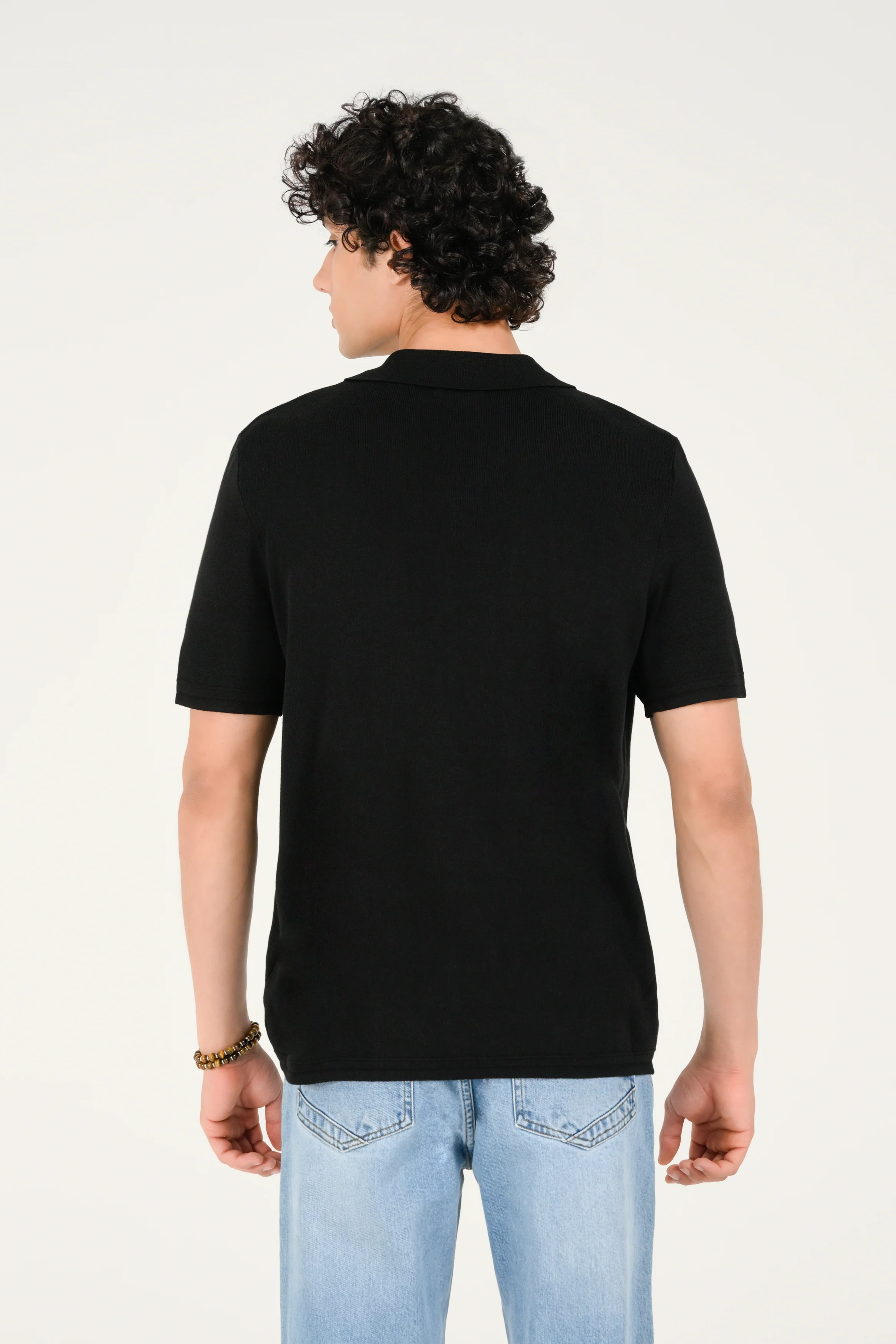 BUTTON DOWN KNITTED POLO - Image 3