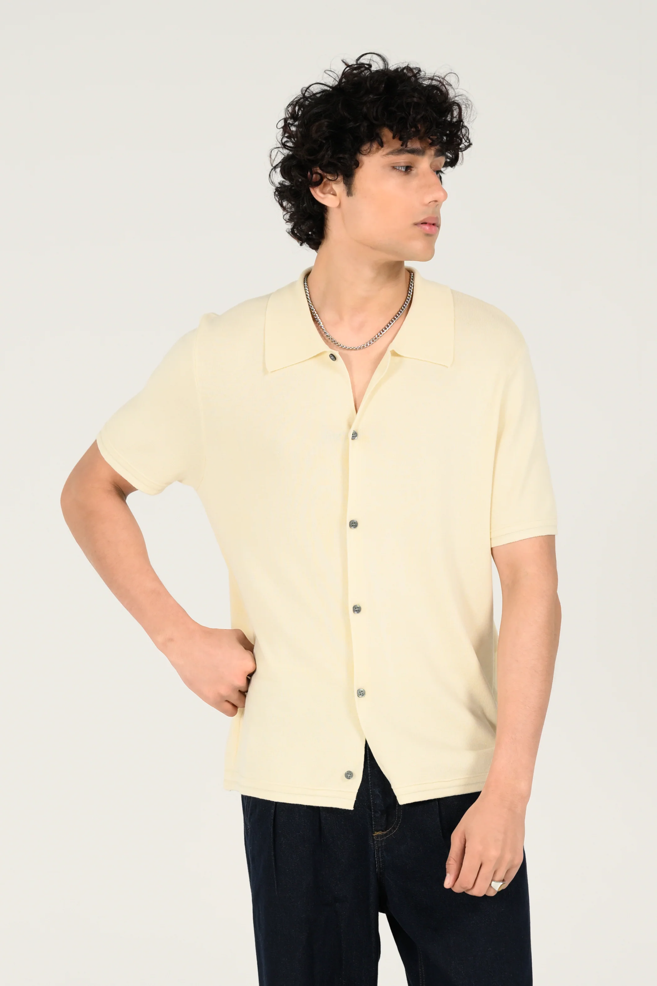 BUTTON DOWN KNITTED POLO - Image 2
