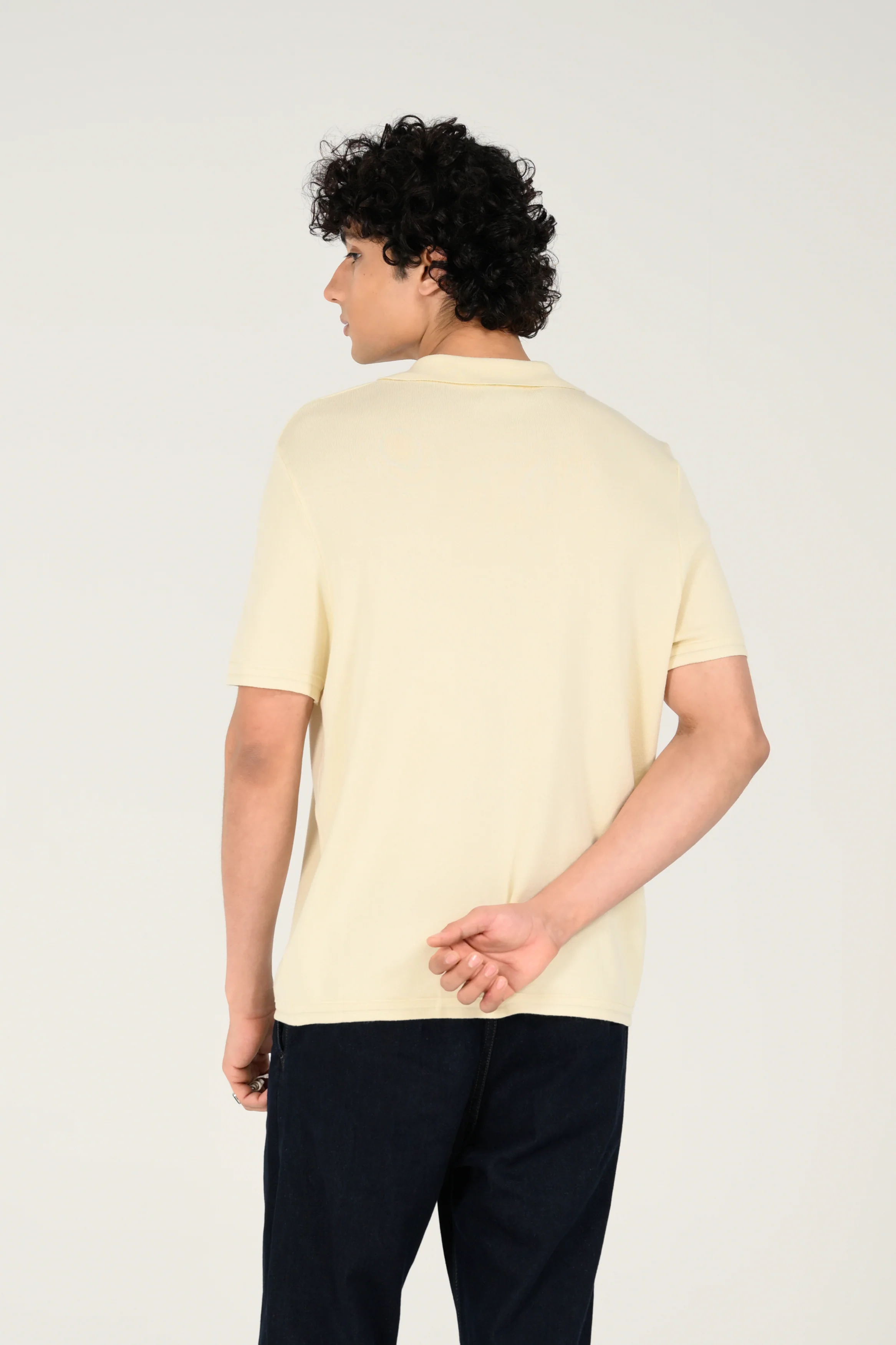 BUTTON DOWN KNITTED POLO - Image 4