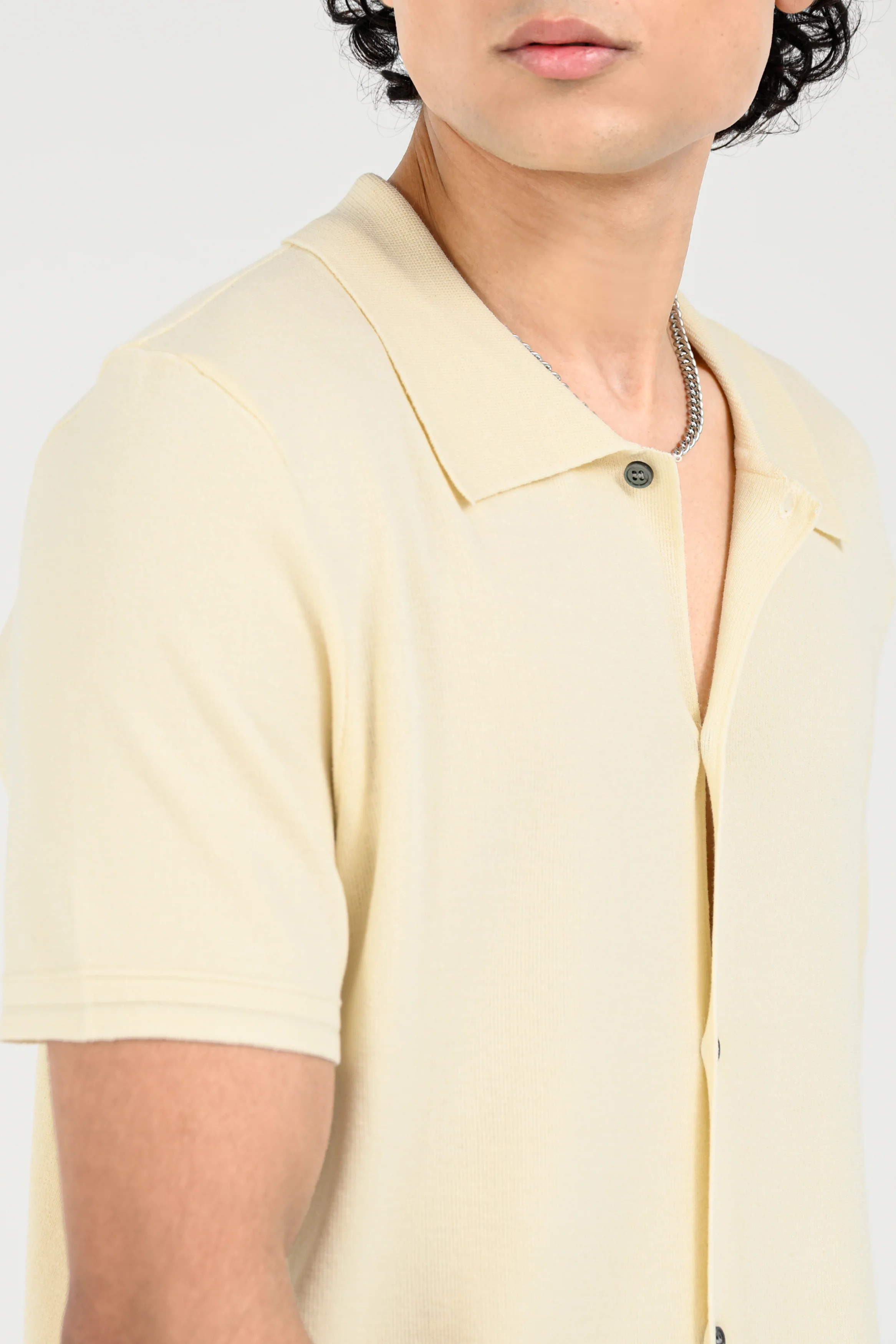 BUTTON DOWN KNITTED POLO - Image 5