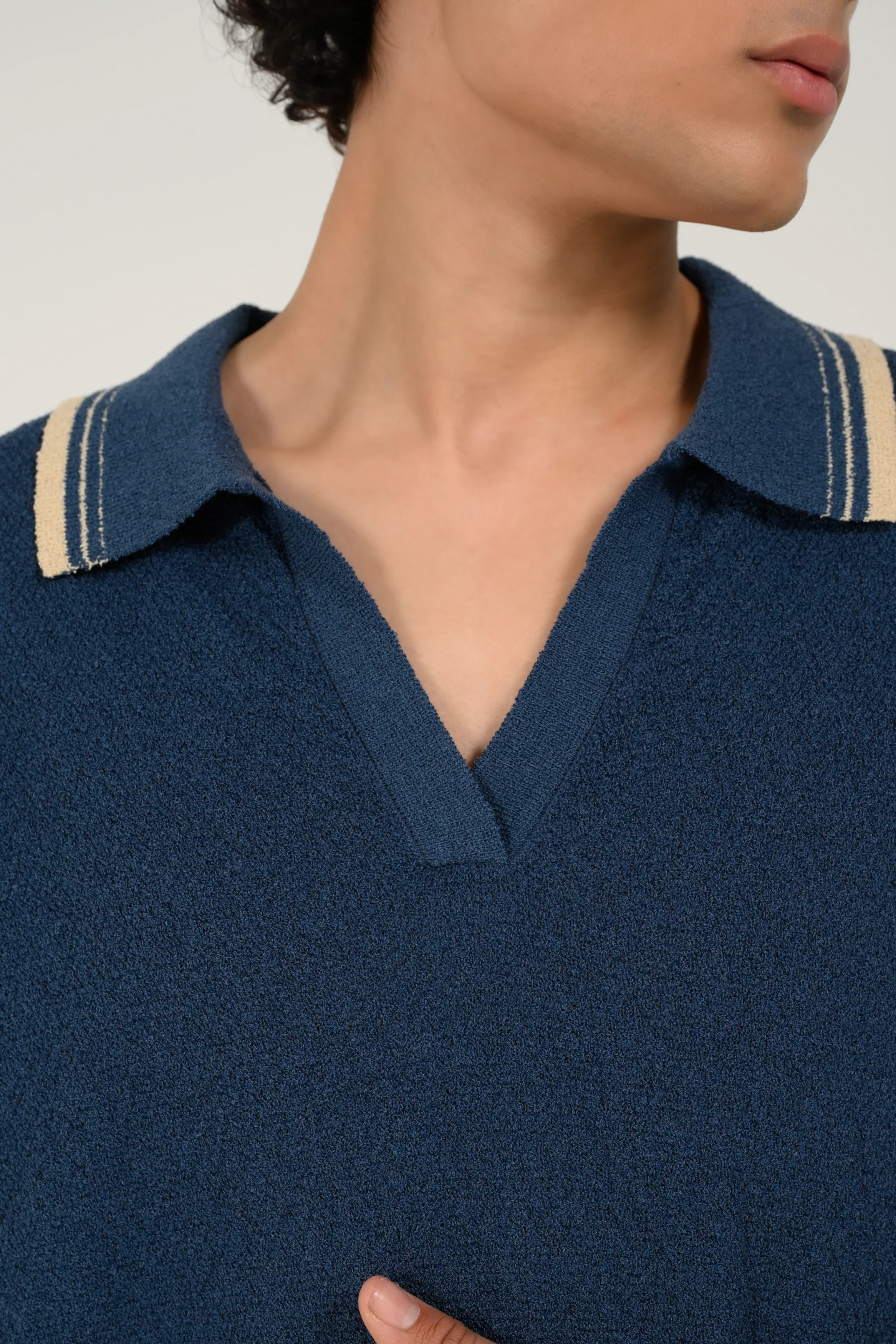 JOHNNY COLLAR KNITTED POLO - Image 5