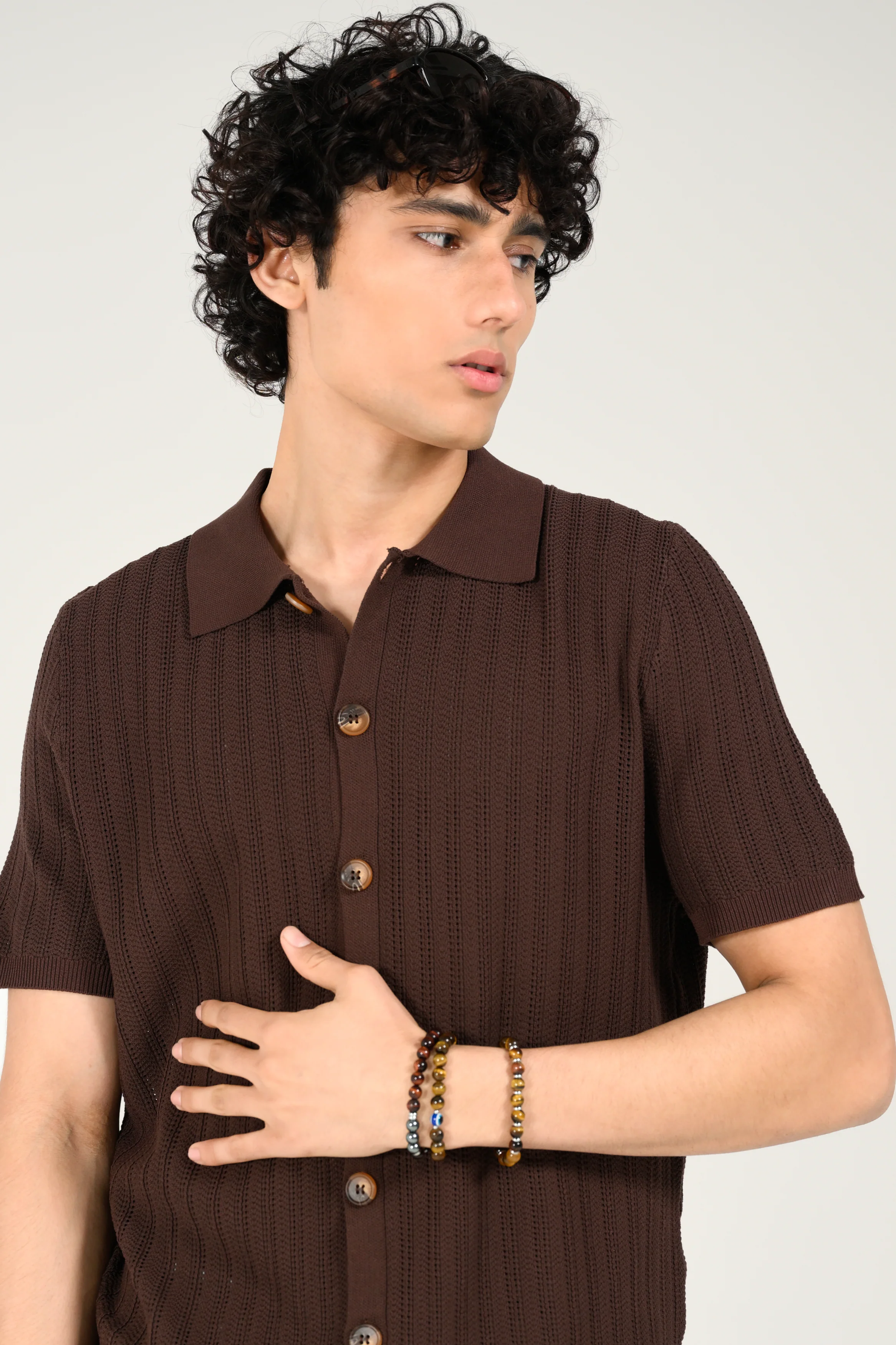 BUTTON DOWN KNITTED POLO - Image 2