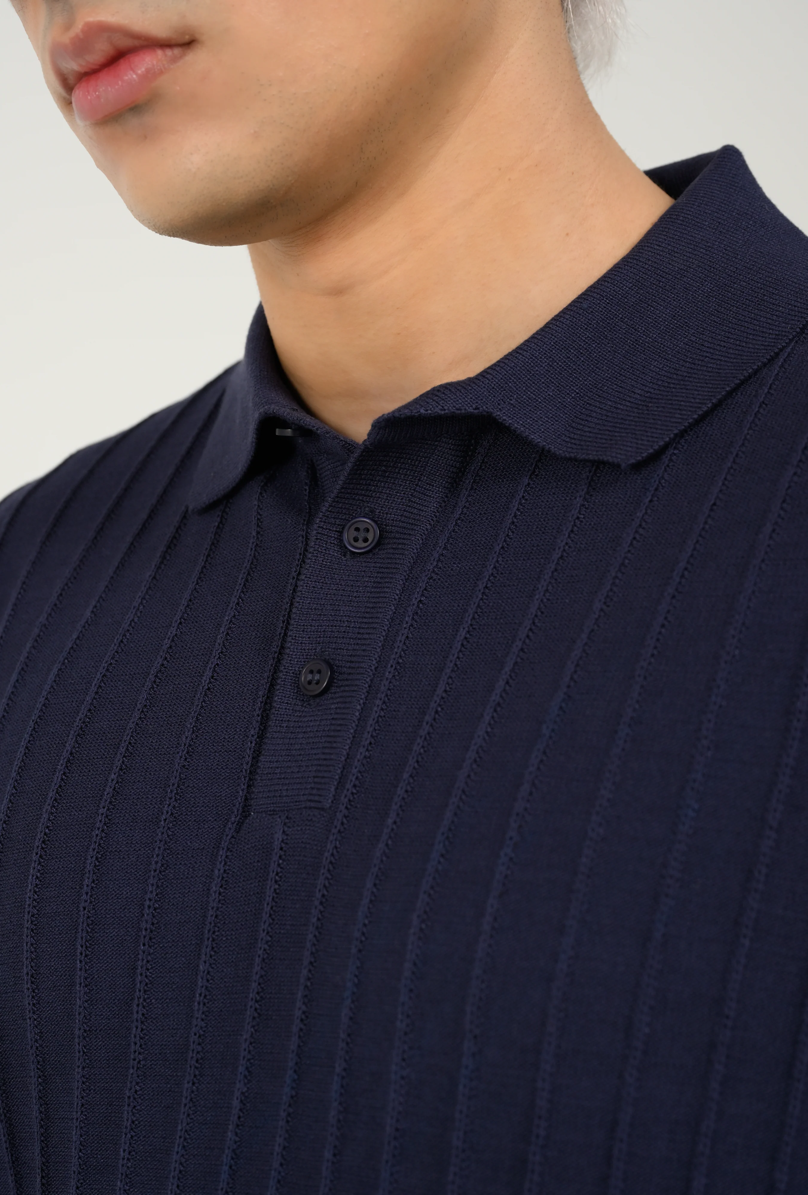 RELAXED FIT KNITTED POLO - Image 7