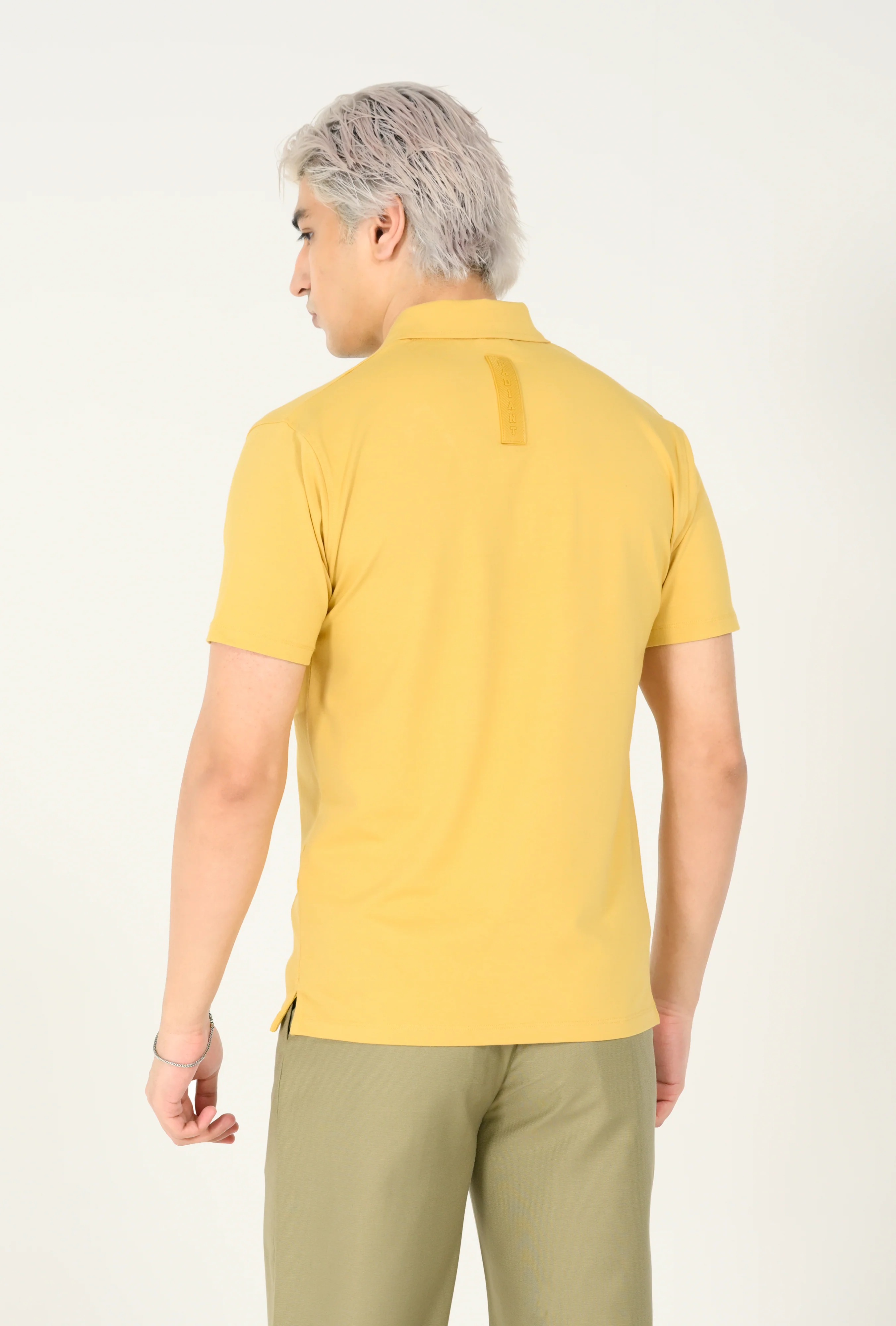 MODAL CLOUD FEEL ZIP PLACKET POLO - Image 3