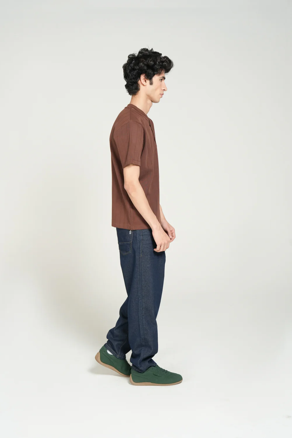 TEXTURED STRIPED HENLEY - Image 2