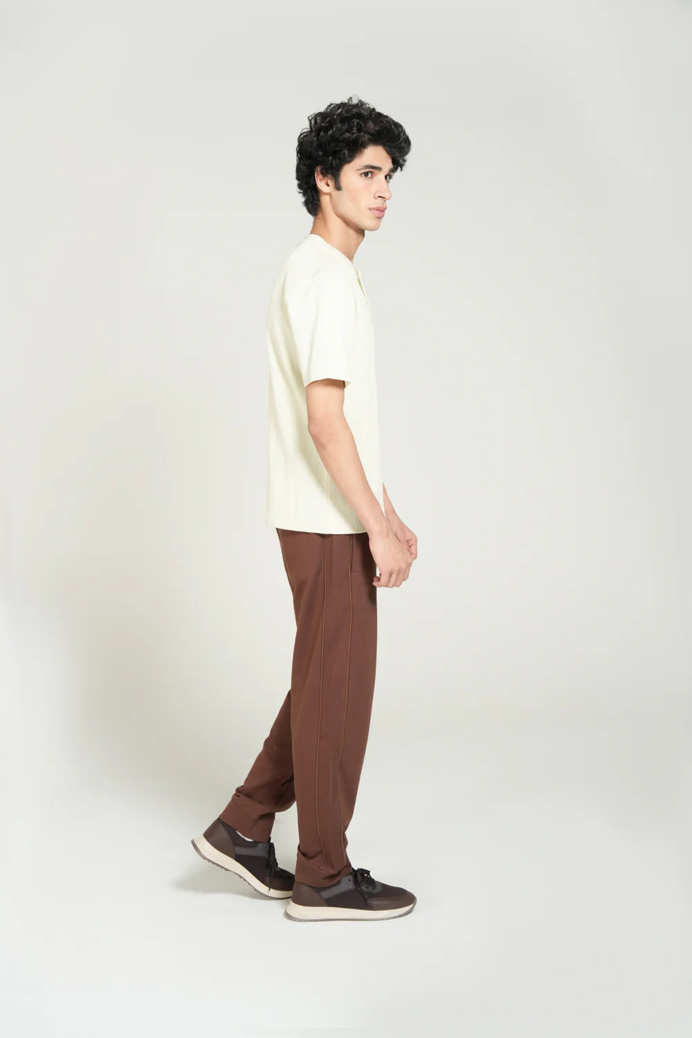 TEXTURED STRIPED HENLEY - Image 2