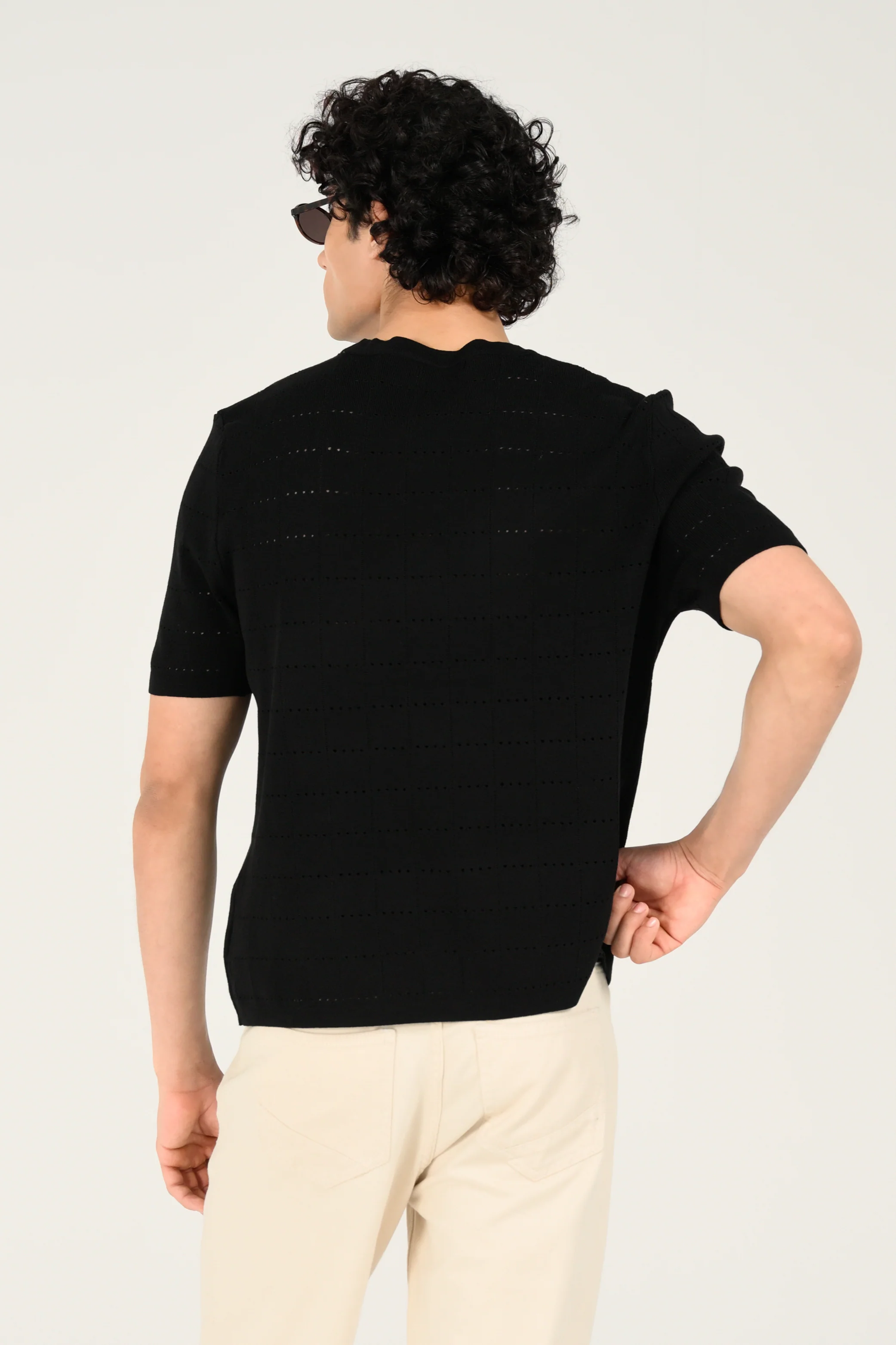 TEXTURED KNITTED TEE - Image 2