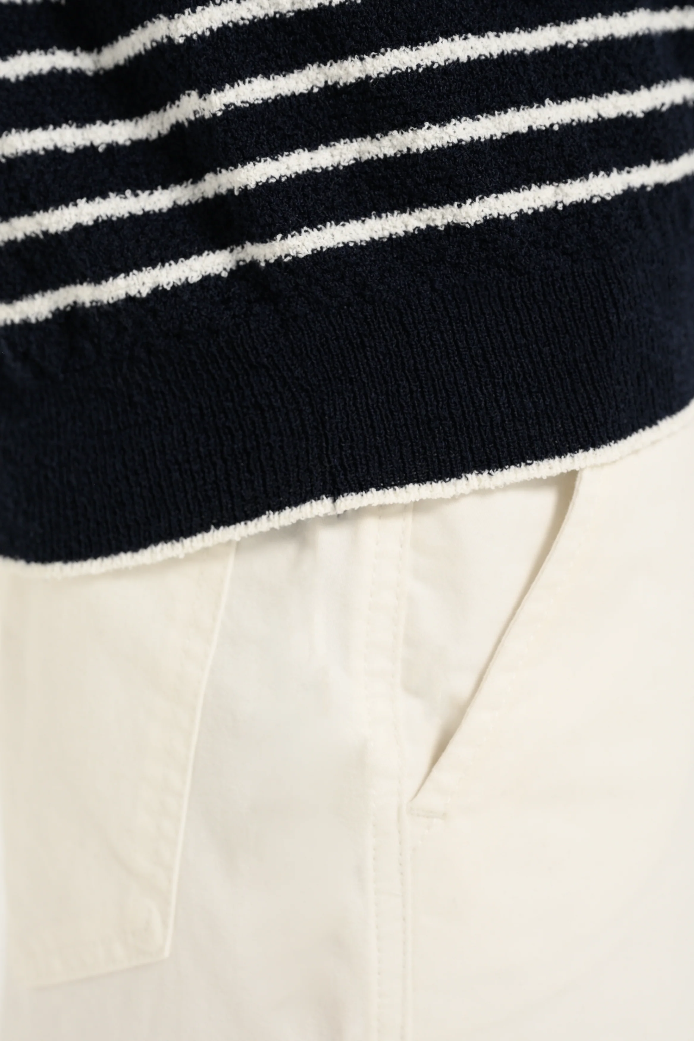 TEXTURED STRIPED KNITTED TEE - Image 6