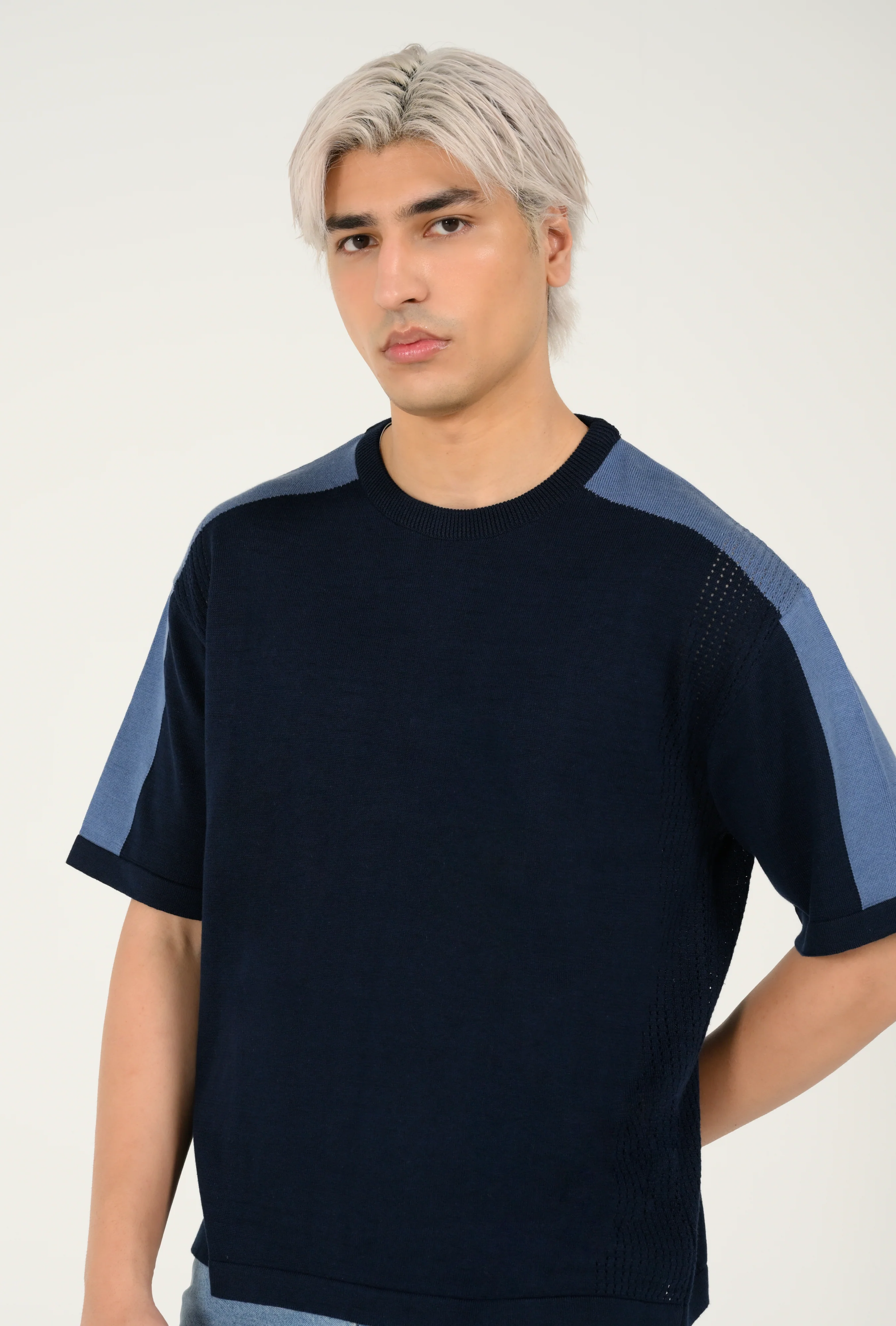 BOXY FIT KNITTED TEE - Image 3
