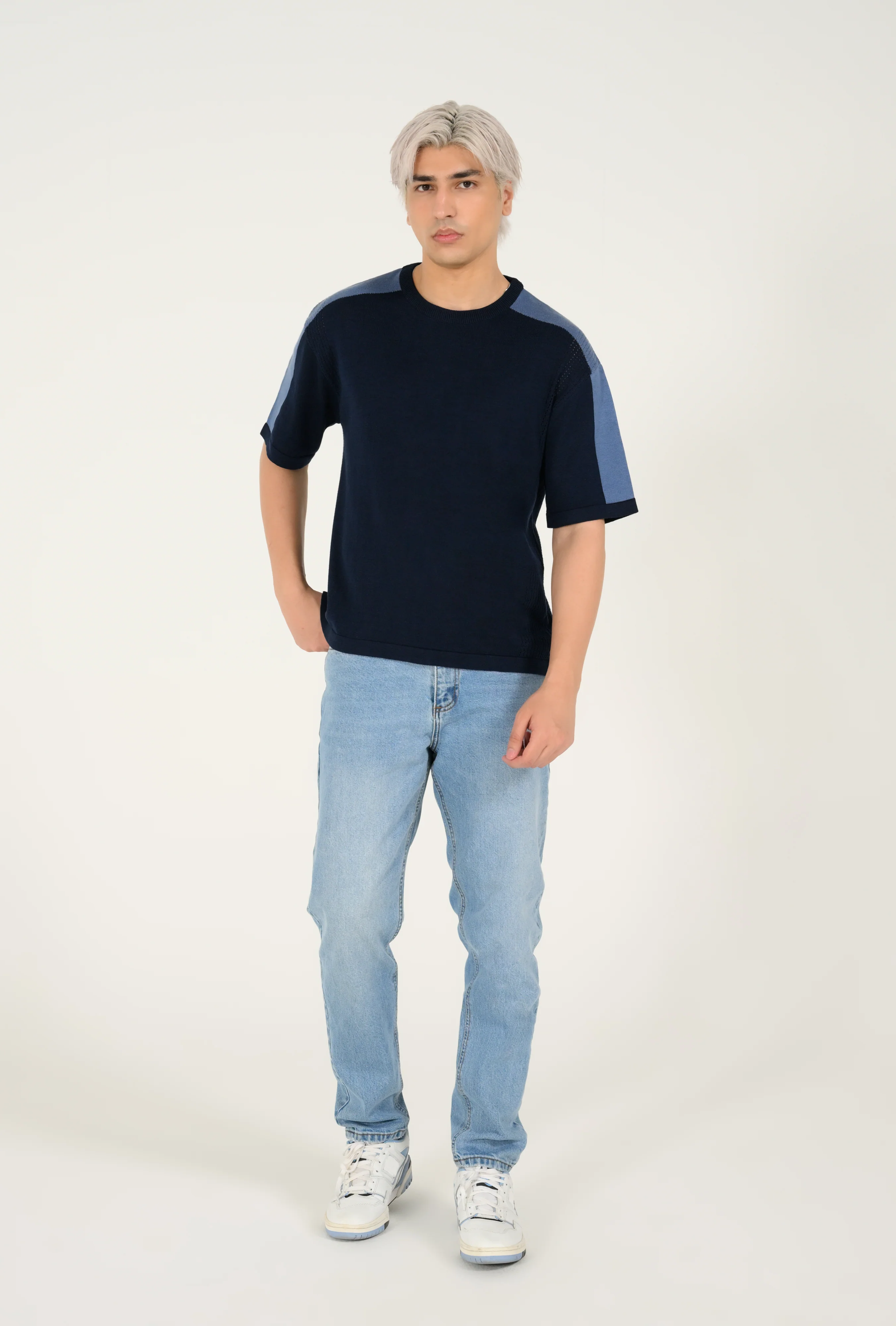 BOXY FIT KNITTED TEE - Image 6