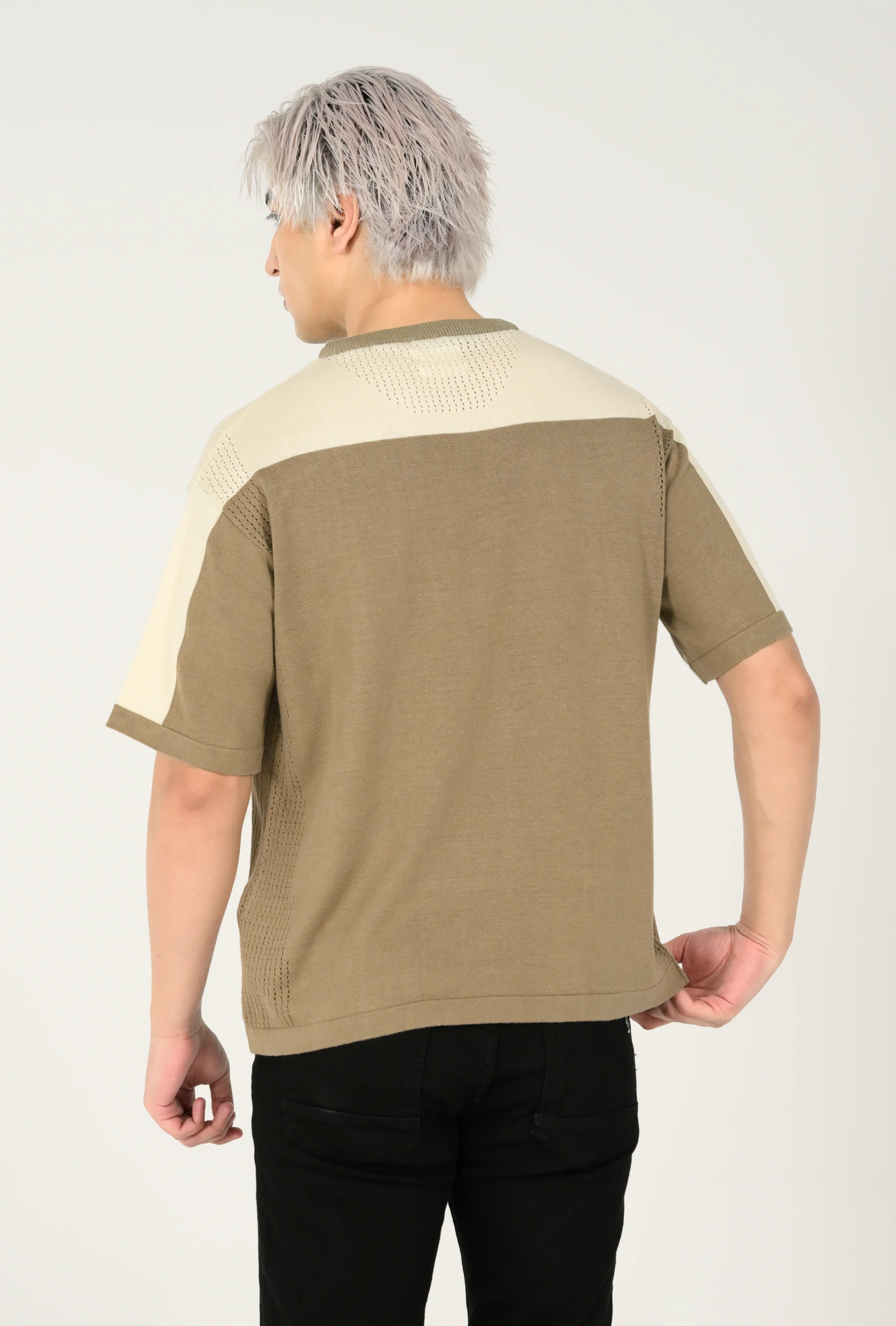 BOXY FIT KNITTED TEE - Image 3