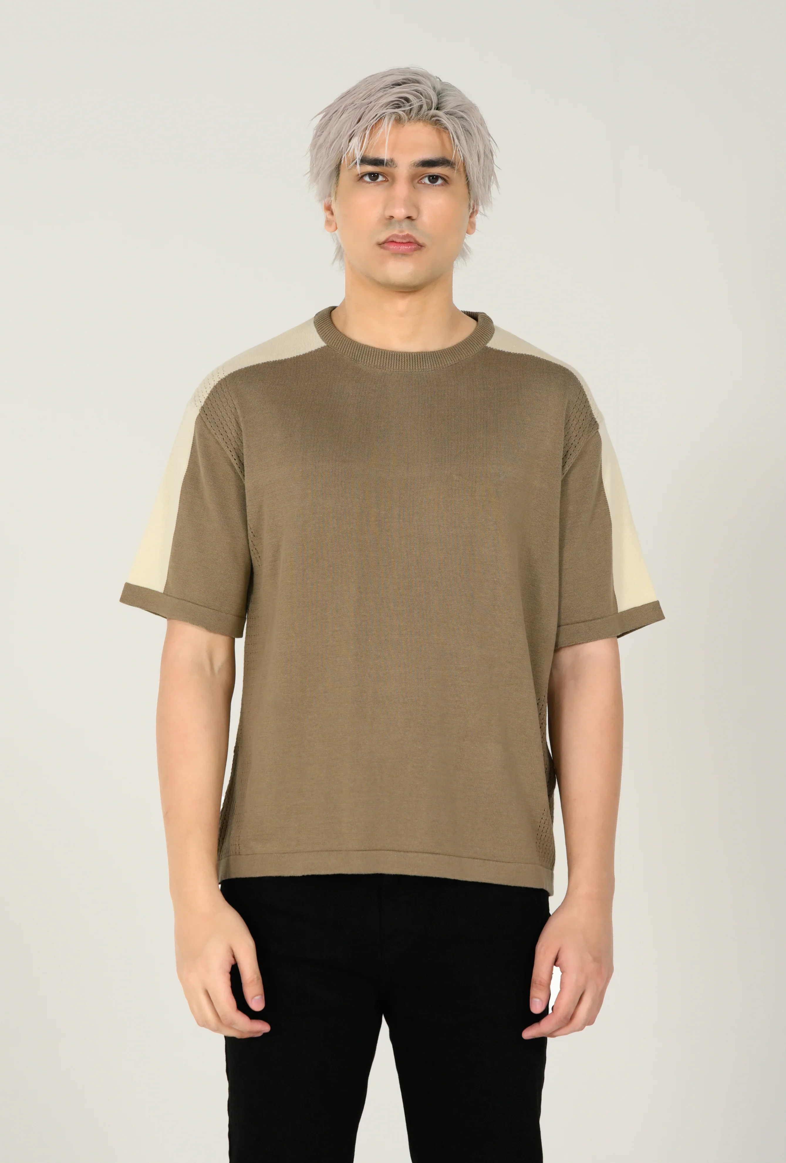 BOXY FIT KNITTED TEE - Image 4