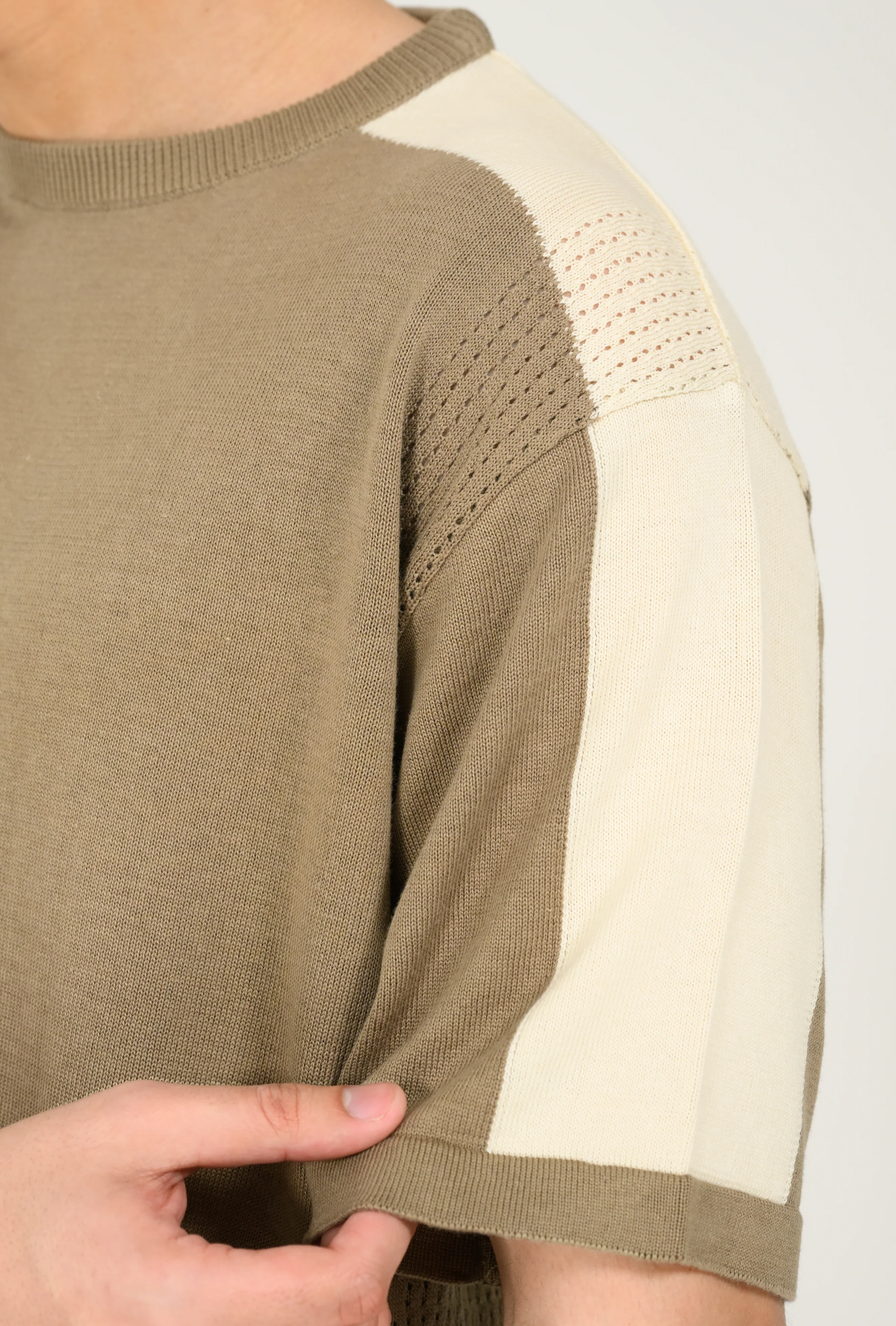 BOXY FIT KNITTED TEE - Image 5